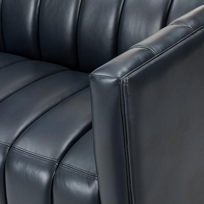 Rowan Genuine Leather Vinyl Office Sofa -83