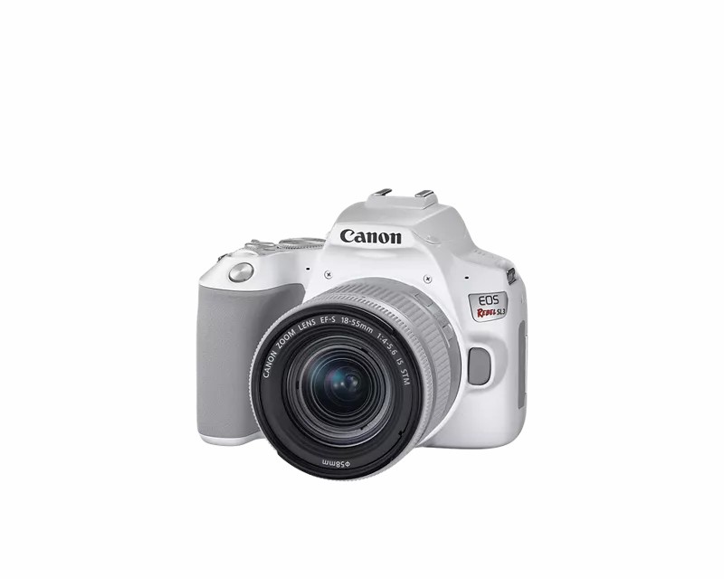 Refurbished EOS Rebel SL3 EF-S 18-55mm f/4-5.6 IS STM Lens Kit White