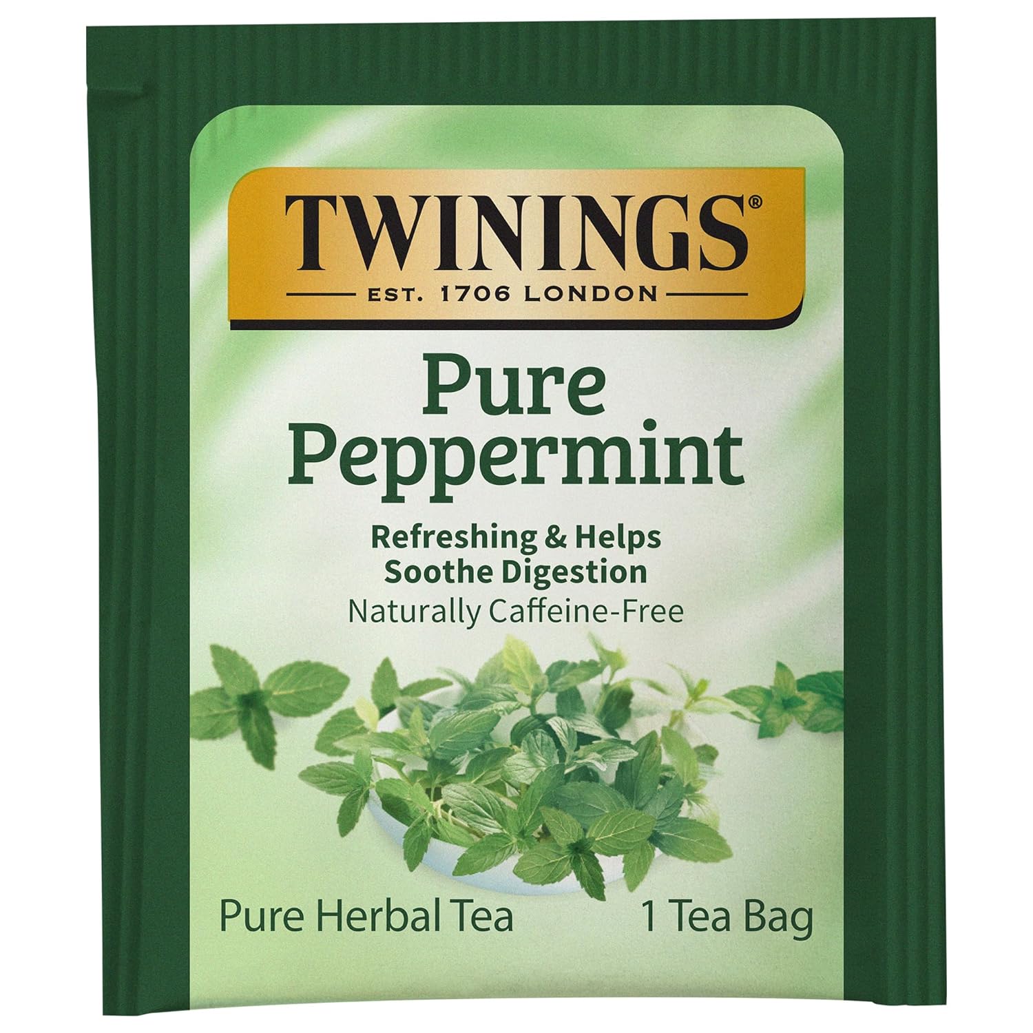 Twinings English Breakfast Black Tea Individually Wrapped Bags, 100 Count (Pack of 1), Smooth, Flavourful, and Robust, Caffeinated, Enjoy Hot or Iced | Packaging May Vary