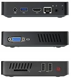 COOFUN Z83-W Mini PC, Atom x5-Z8350 Processor 2GB/32GB 1000Mbps LAN 2.4/5.8G Dual Band WiFi BT 4.0 with HDMI and VGA Ports, Windows 10,Fanless Computer
