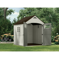 Cascade 7 ft. W x 7 ft. D Plastic Storage Shed