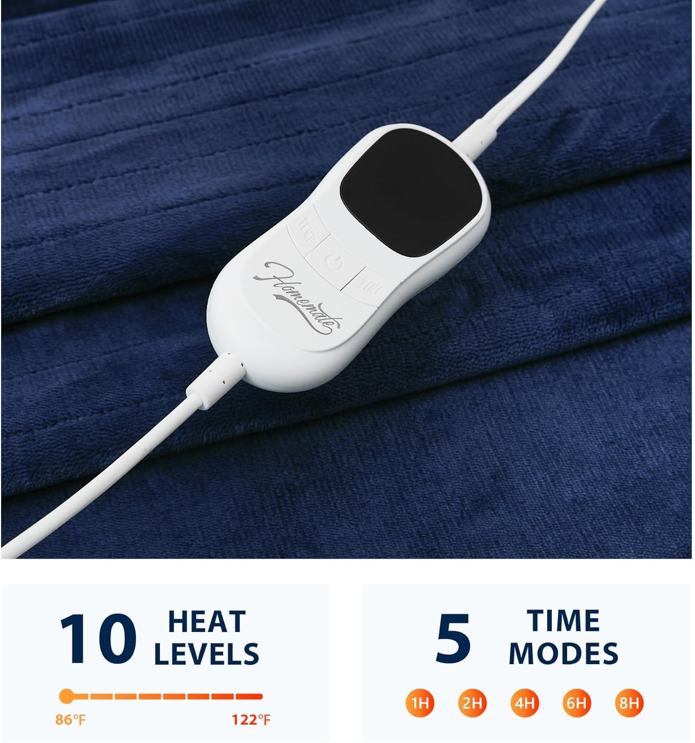 Homemate Heated Blanket Electric Throw - 50