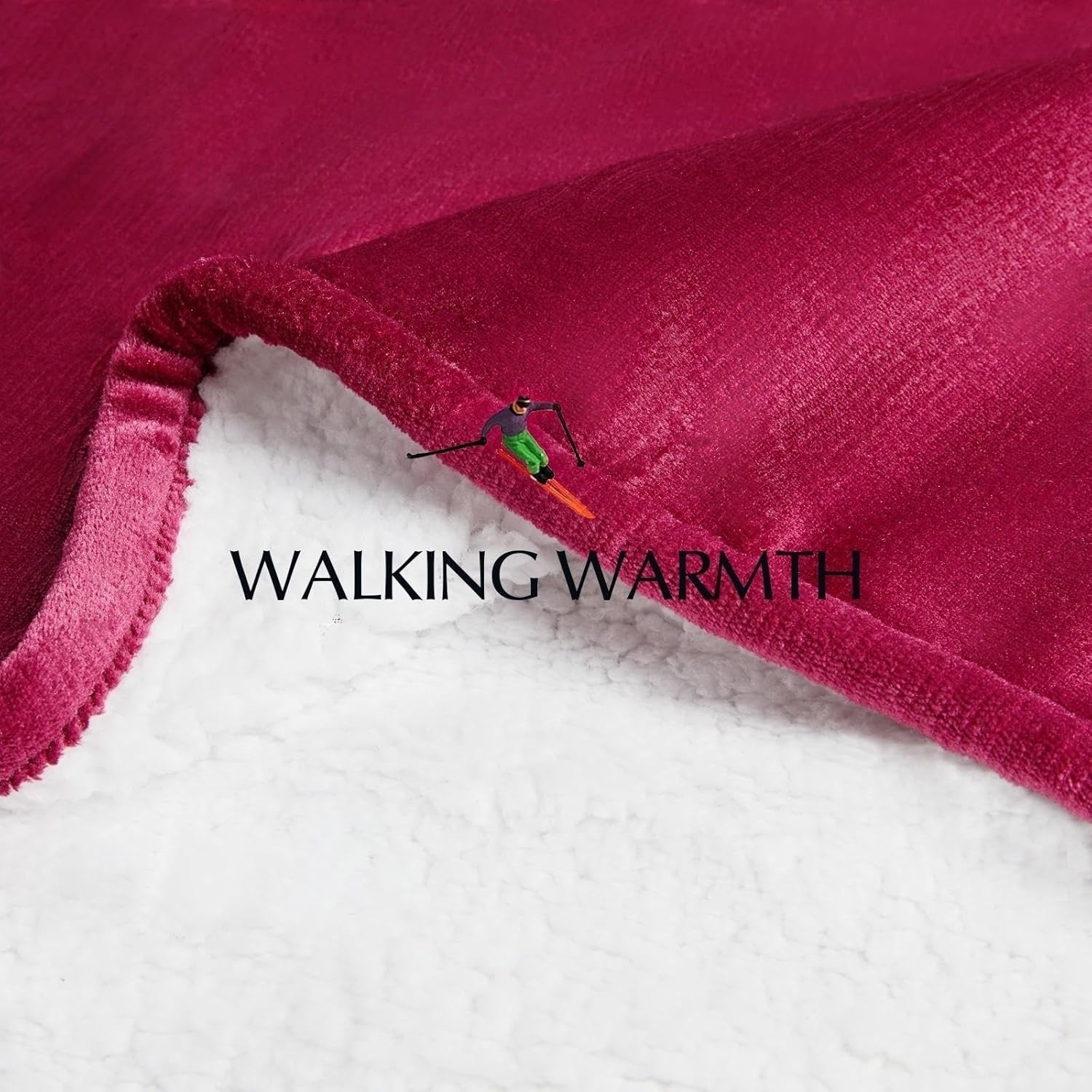 Heated Blanket Throw Size, Soft and Cozy Electric Heating Blanket for Bed, Automatic Safety System 6 Heating Levels & 4 Hours Auto-Off, 50