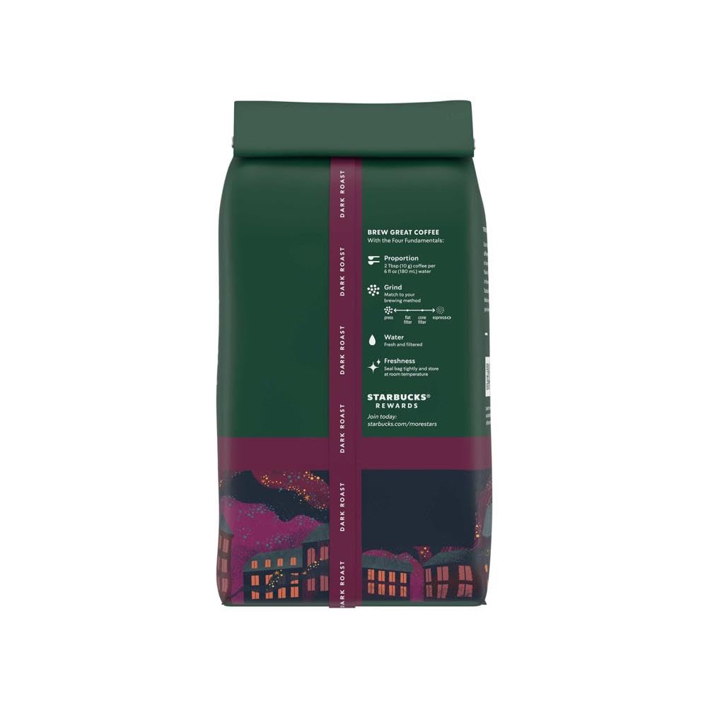 Starbucks Whole Bean Coffee, Dark Roast Coffee, Espresso Roast, 100% Arabica, 1 bag (40 oz)