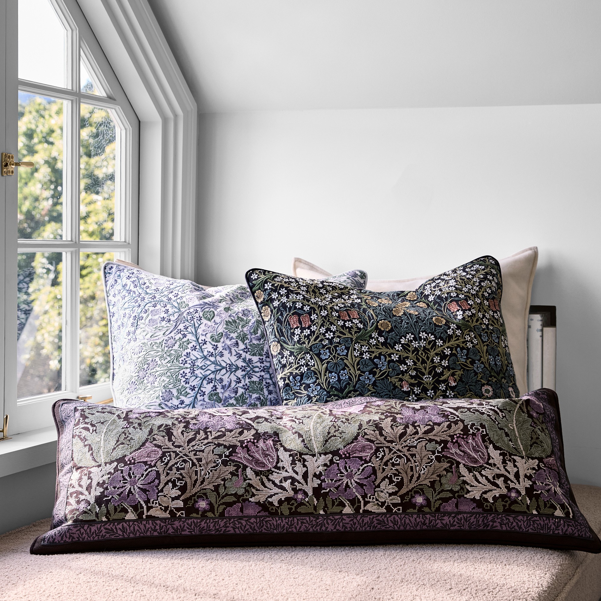 Morris & Co. x Williams Sonoma Home Blackthorn Pillow Cover