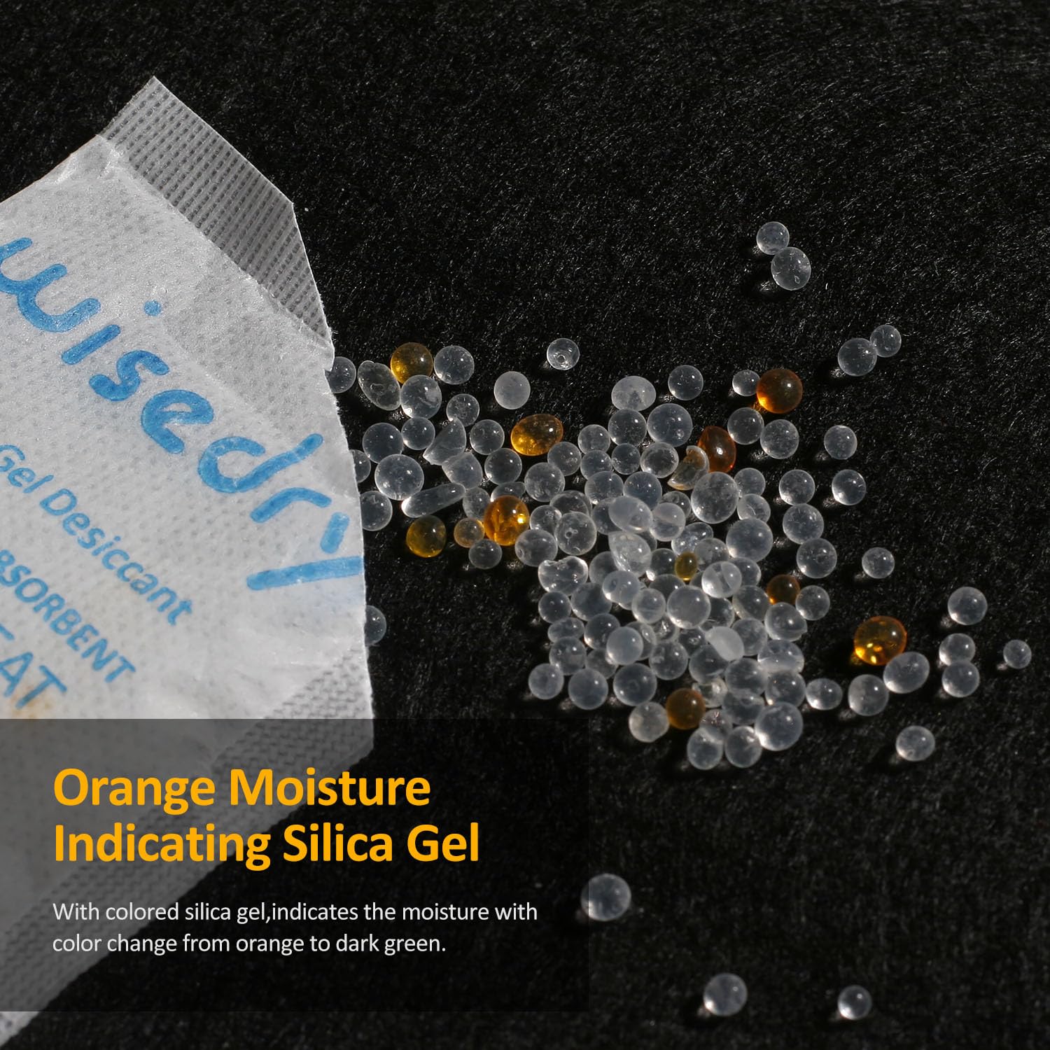 wisedry 2 x 500 Gram [2.2 lbs] Rechargeable Silica Gel Car Dehumidifier, Microwave Fast Reactivated Desiccant Packets Large for Gun Safe Closet Basement Garage Storage Moisture Absorbers Bag Reusable