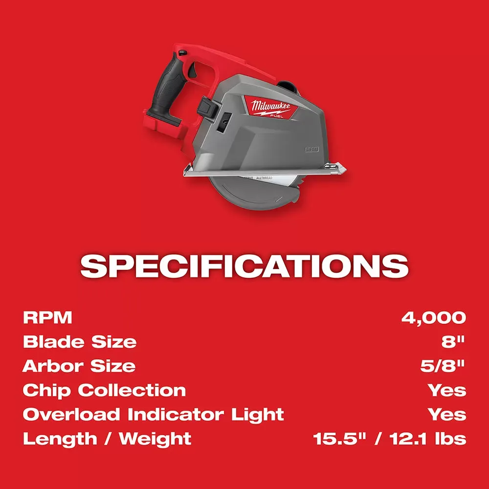 Milwaukee 2982-20 M18 FUEL 18V 8