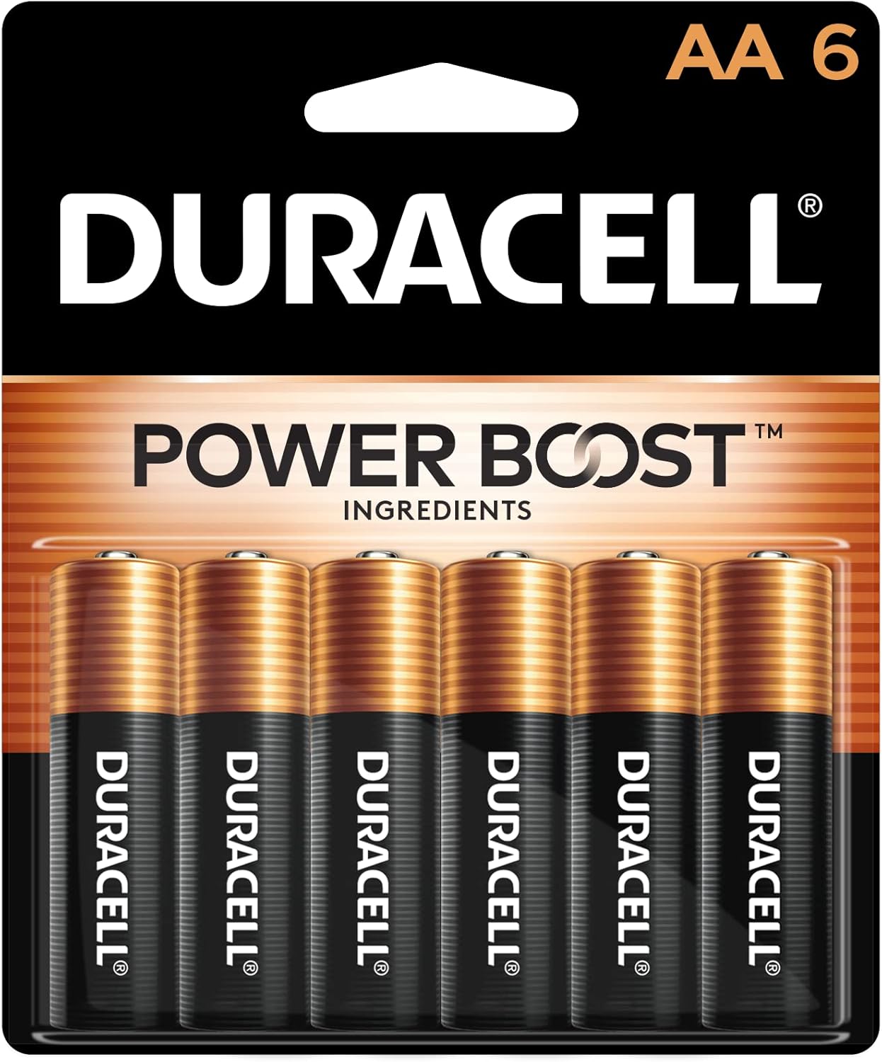 Duracell Coppertop AA Batteries with Power Boost Ingredients, 24 Count Pack Double A Battery with Long-lasting Power, Alkaline AA Battery for Household and Office Devices