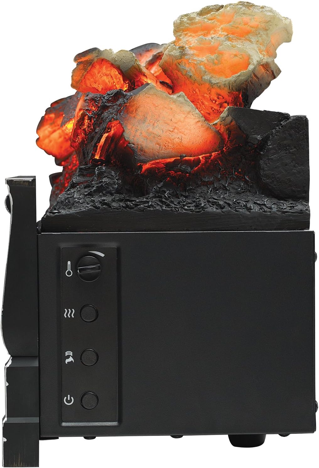 duraflame Electric Log Set 400 Sq Ft Heater, Faux Logs Insert with Lifelike Flames for Existing Fireplaces, Remote Control Included