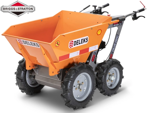 DELEKS MD-400-BS chain driven mini dumper