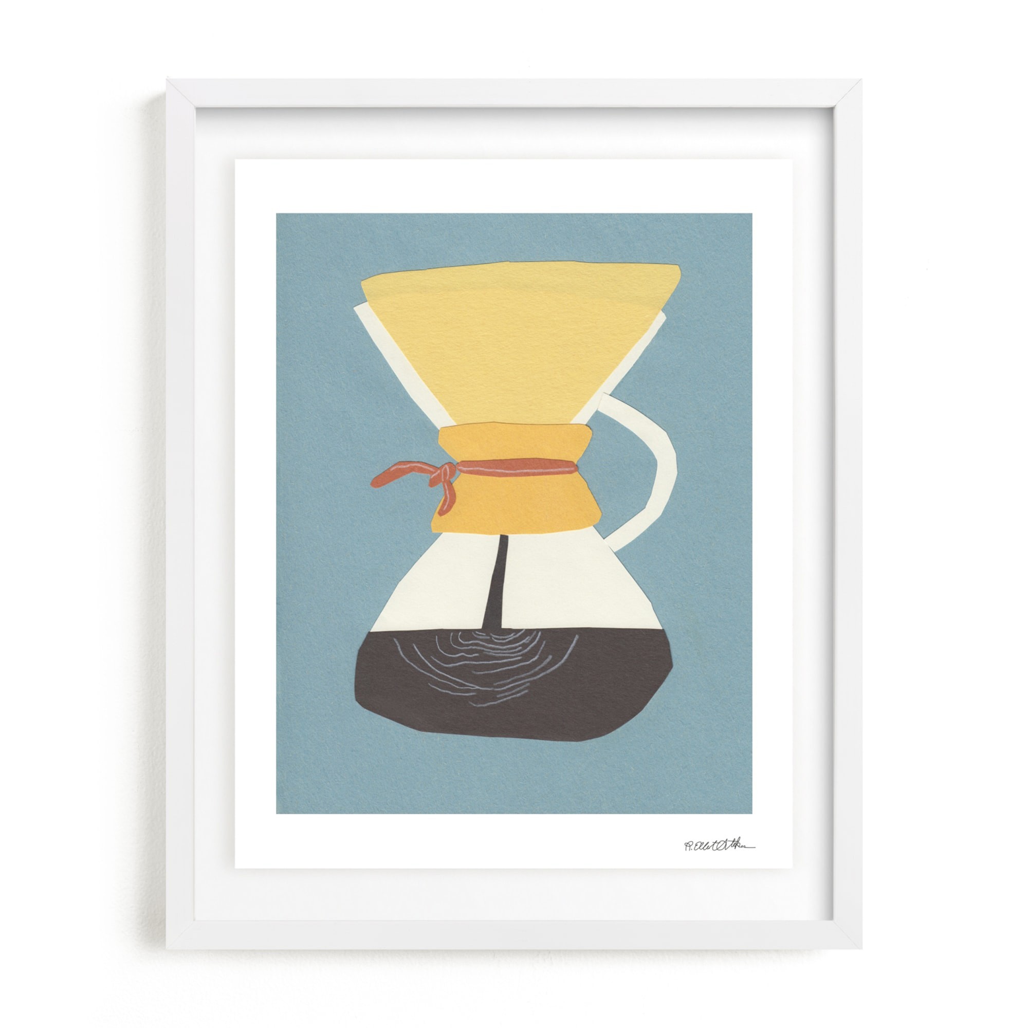 Coffee Maker Limited Edition Kitchen Art by Minted