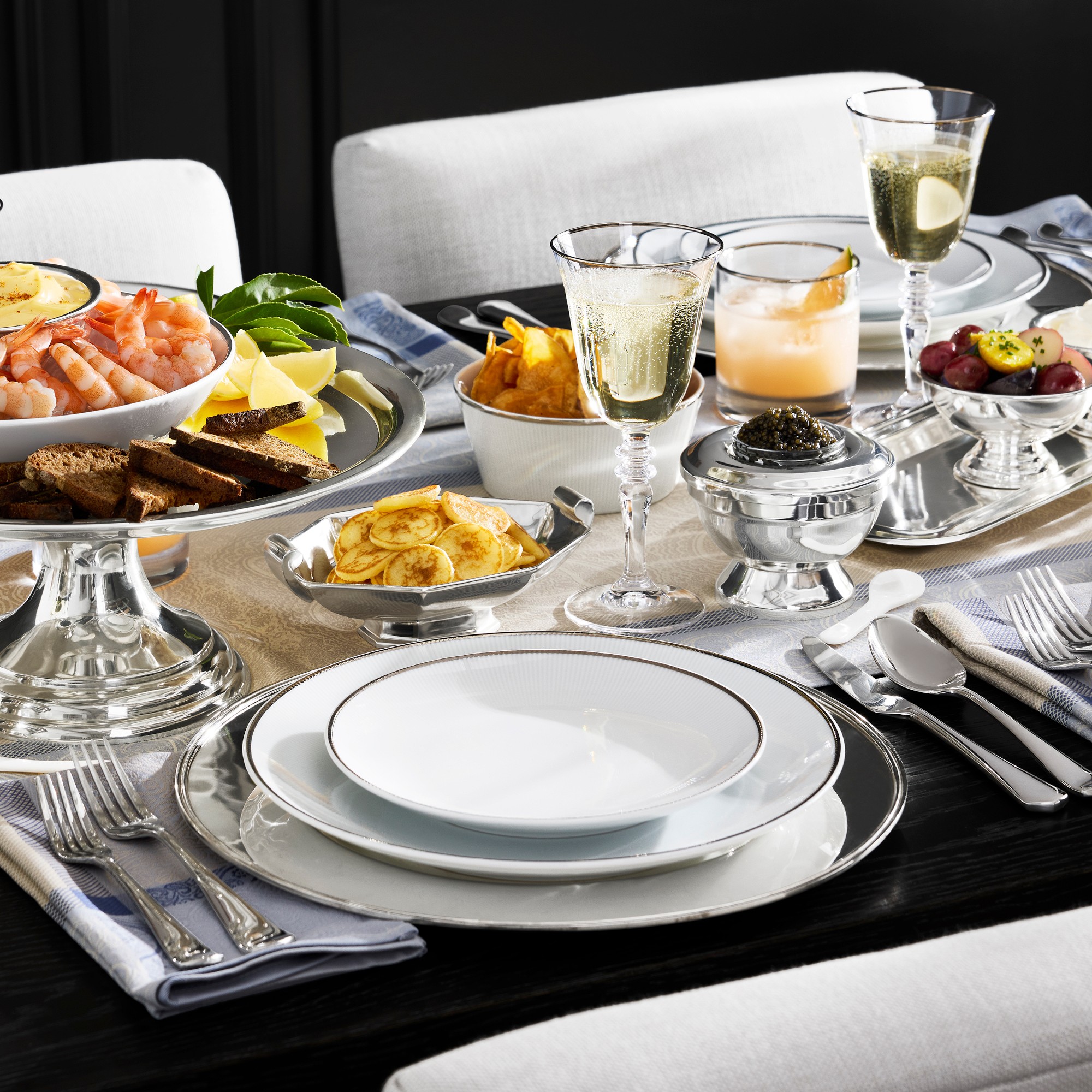 Heirloom Silver Caviar Bowl