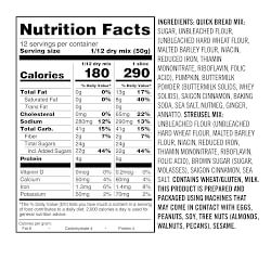 Williams Sonoma Quick Bread Mix, Pumpkin Cinnamon Streusel