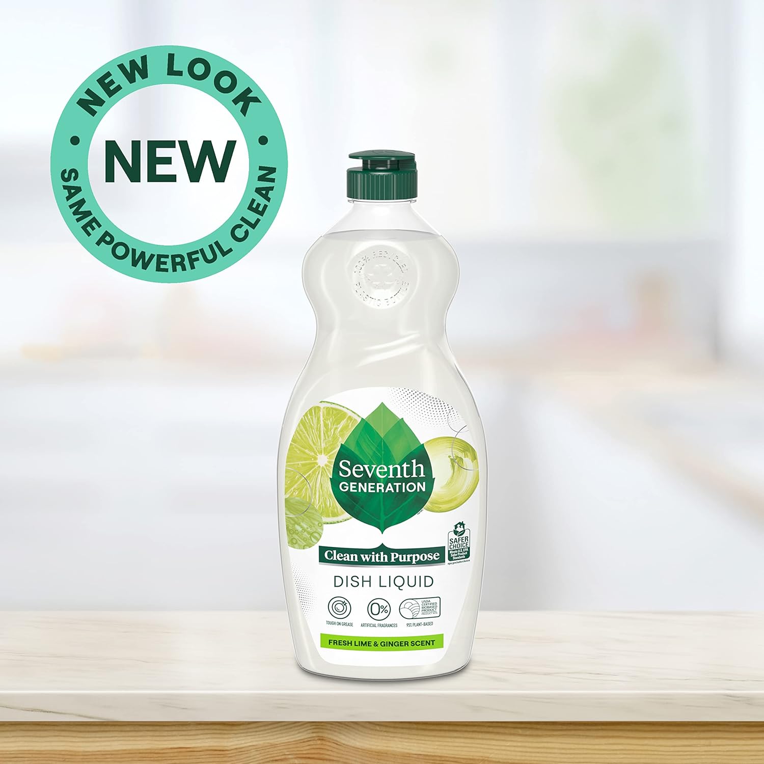 Seventh Generation Dish Liquid Soap Free & Clear liquid soap Pack of 6 Dishwashing Soap Dish Soap for sensitive skin 19 oz