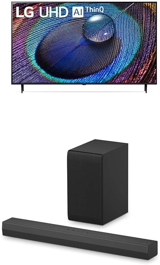 LG 50-Inch Class UR9000 Series Alexa Built-in 4K Smart TV (3840 x 2160),Bluetooth, Wi-Fi, USB, Ethernet, HDMI 60Hz Refresh Rate, AI-Powered 4K,Black
