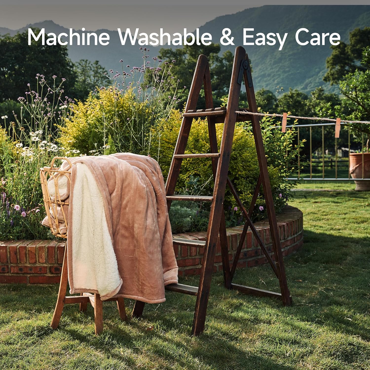 GOTCOZY Heated Blanket Electric Throw 50''X60''- Soft Silky Plush Electric Blanket with 4 Heating Level & 3 Hour Auto Off Heating Blanket, ETL Certified Machine Washable (Rose Dust)