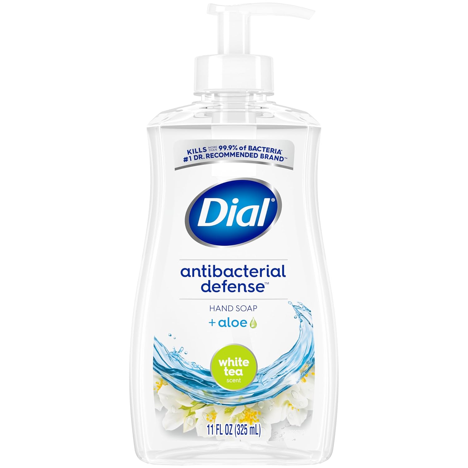 Dial Antibacterial Liquid Hand Soap, Spring Water, 11 fl oz (Pack of 4)