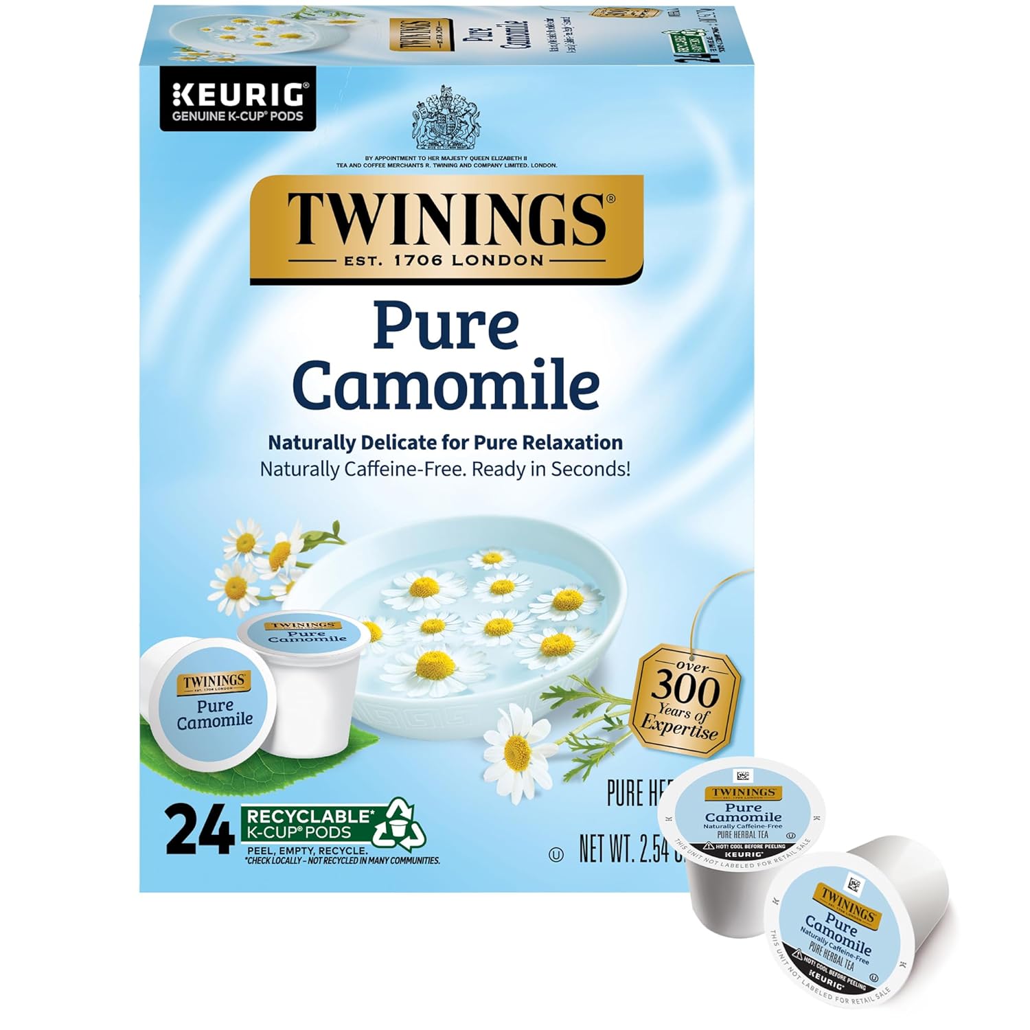 Twinings English Breakfast Black Tea K-Cup Pods for Keurig, 24 Count (Pack of 1), Smooth, Flavourful, Robust, Caffeinated, Enjoy Hot or Iced | Packaging May Vary
