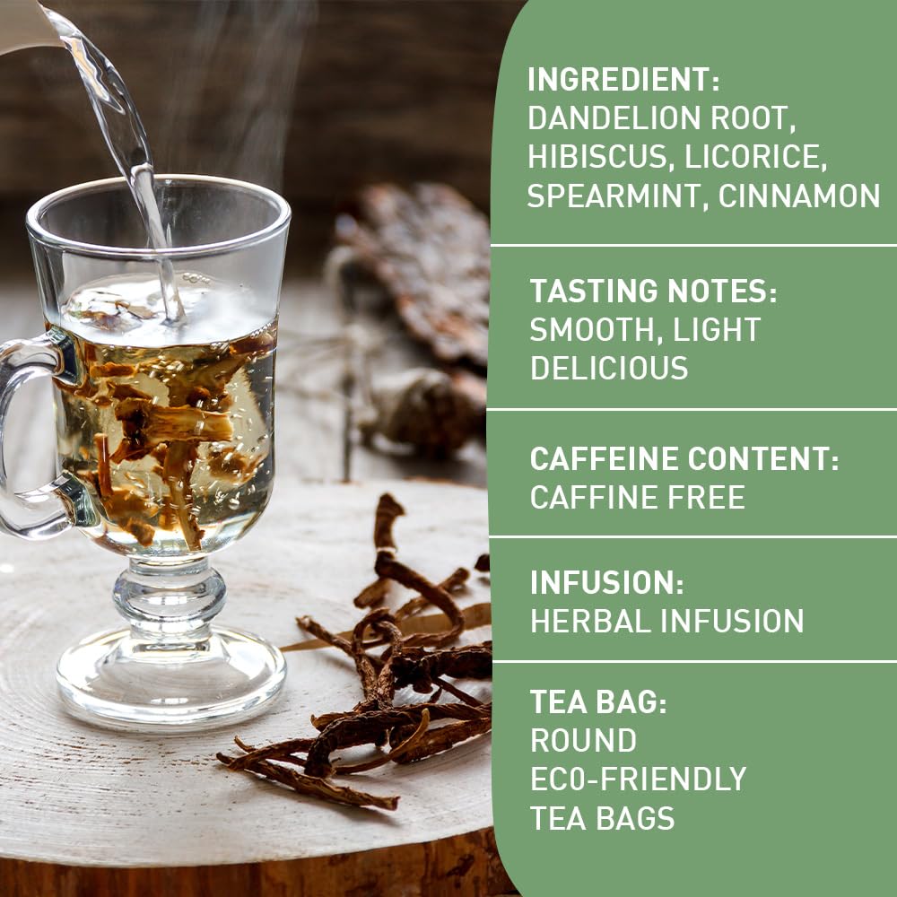 HANDPICK, Peppermint Tea, Eco-Conscious Tea Bags - 100 Count | Caffeine Free, Non-GMO | Minty, Fresh & Cool flavor | Direct From Source