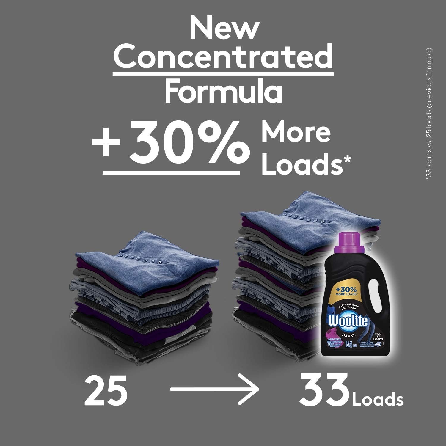 Woolite Darks Defense Liquid Laundry Detergent, Woolite Dark, Laundry Detergent, 66 Loads, 100 Fl Oz, HE & Regular Washers, Packaging May Vary