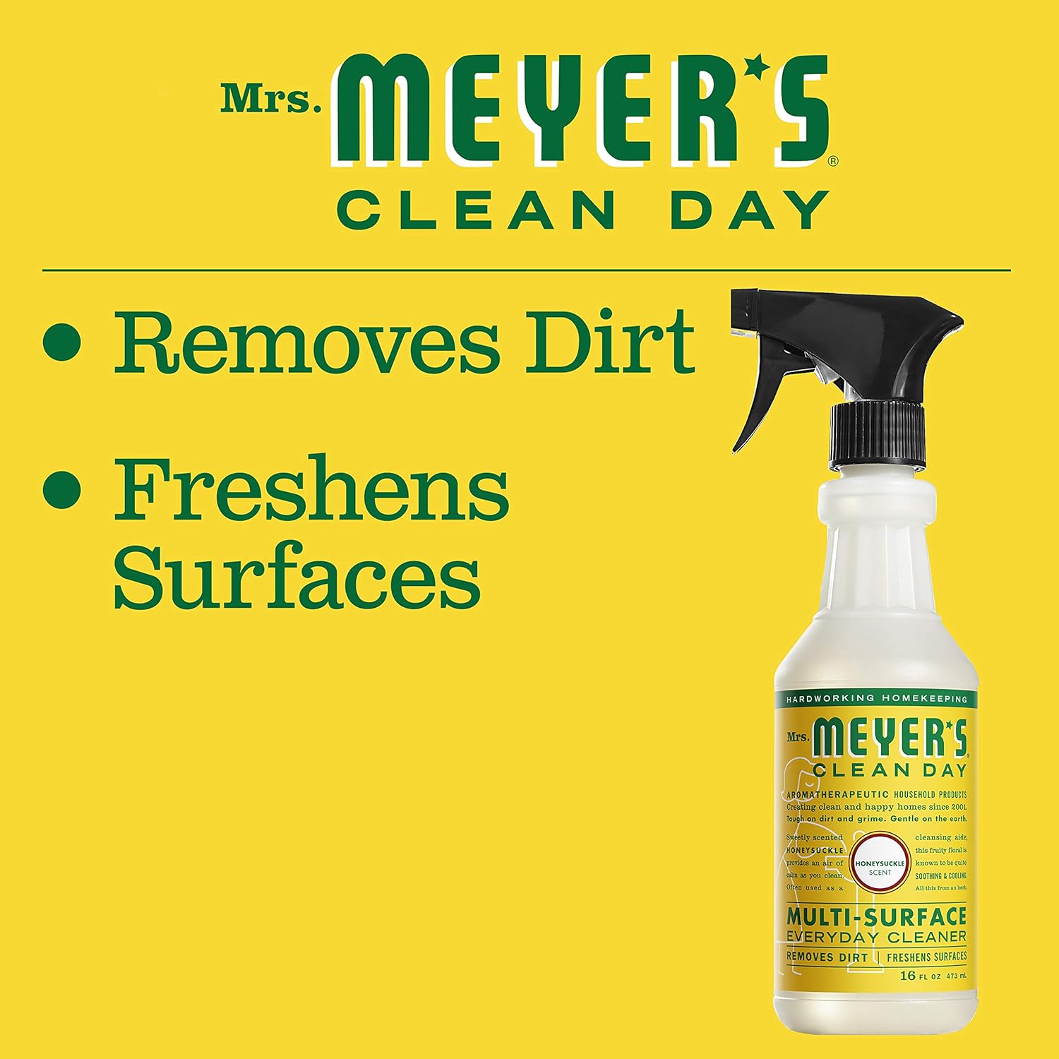 Mrs. Meyer's All-Purpose Cleaner Spray, Lemon Verbena, 16 fl. oz - Pack of 3