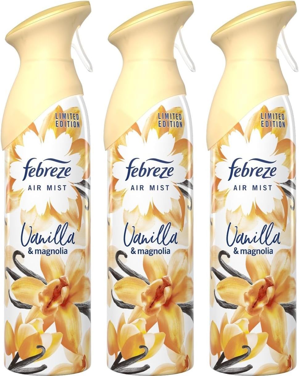 Febreze Air Freshener Spray, Linen & Sky, Odor Eliminator for Strong Odors, 8.8 Oz (2 Count)