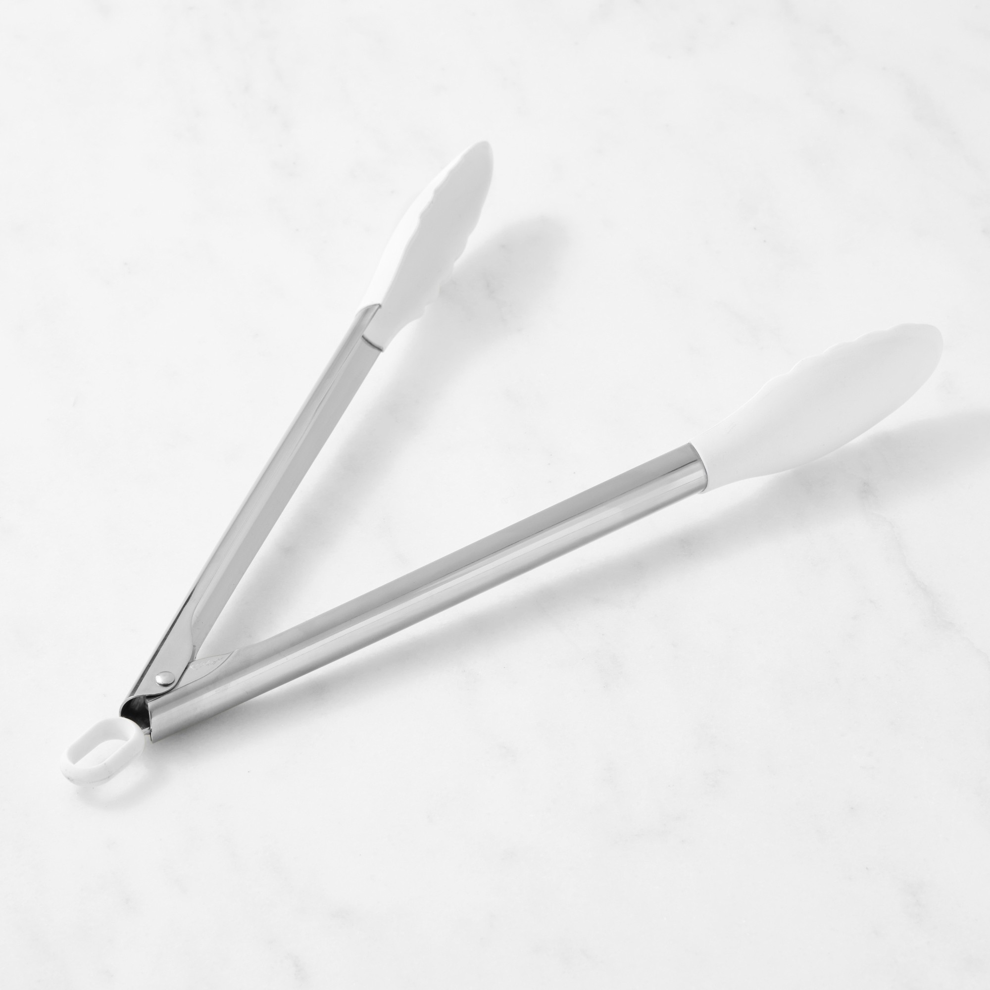 Williams Sonoma Stainless-Steel Silicone Locking Tongs