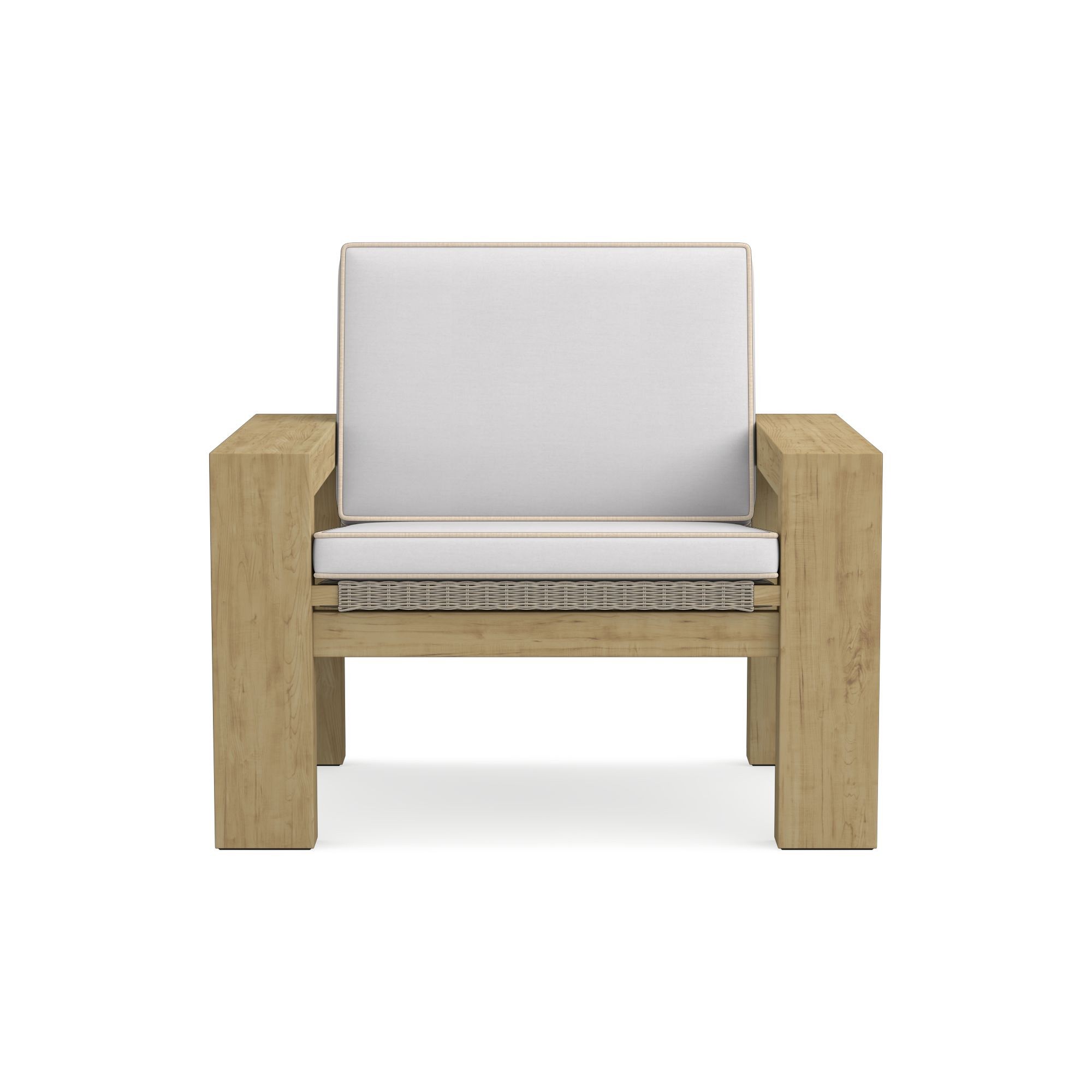 Larnaca Outdoor Teak x All-Weather-Weave Club Chair Cushions