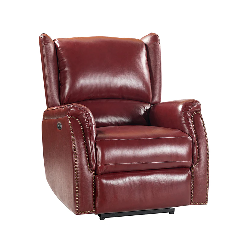 Flora Genuine Leather Power Recliner