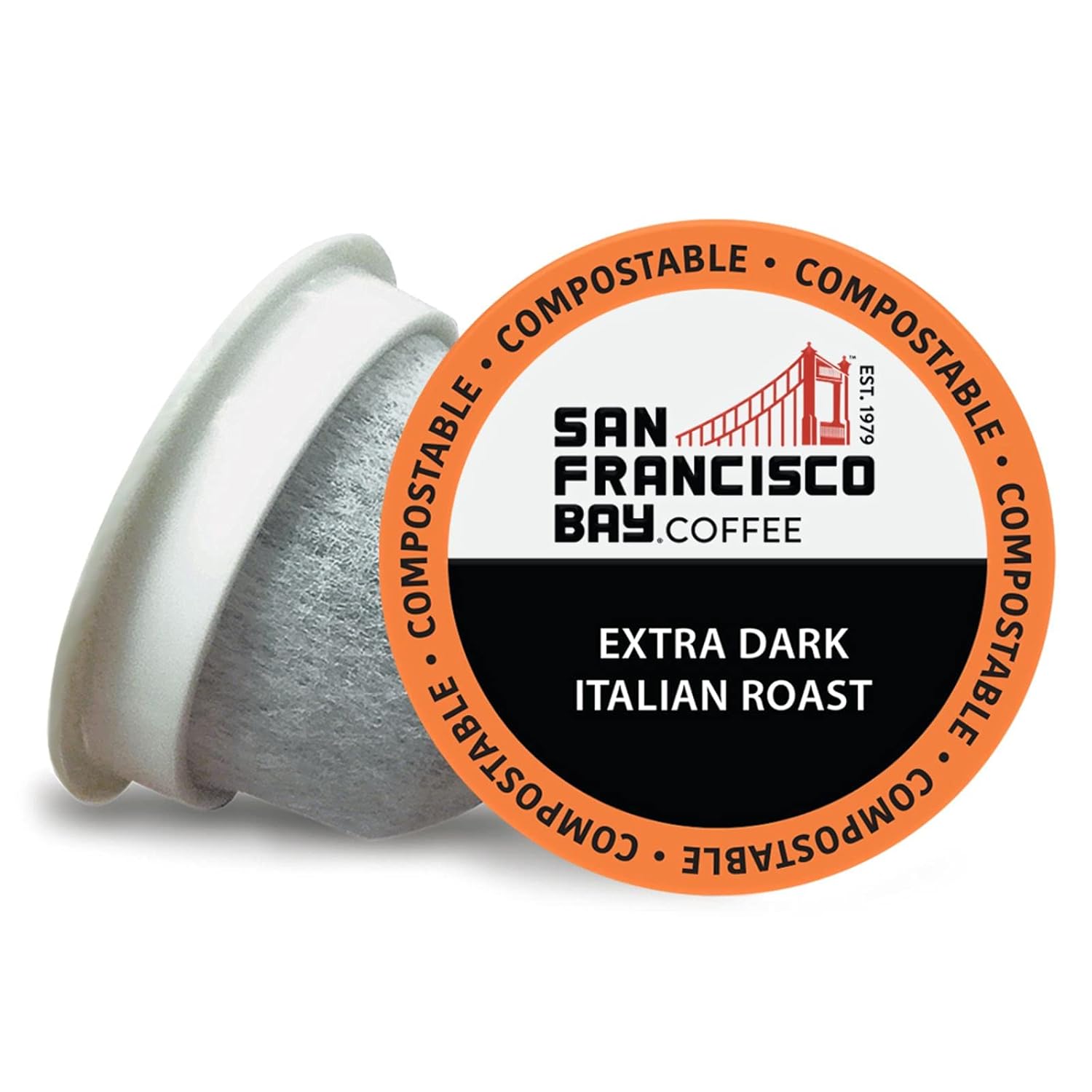 San Francisco Bay Compostable Coffee Pods - French Roast (80 Ct) K Cup Compatible including Keurig 2.0, Dark Roast