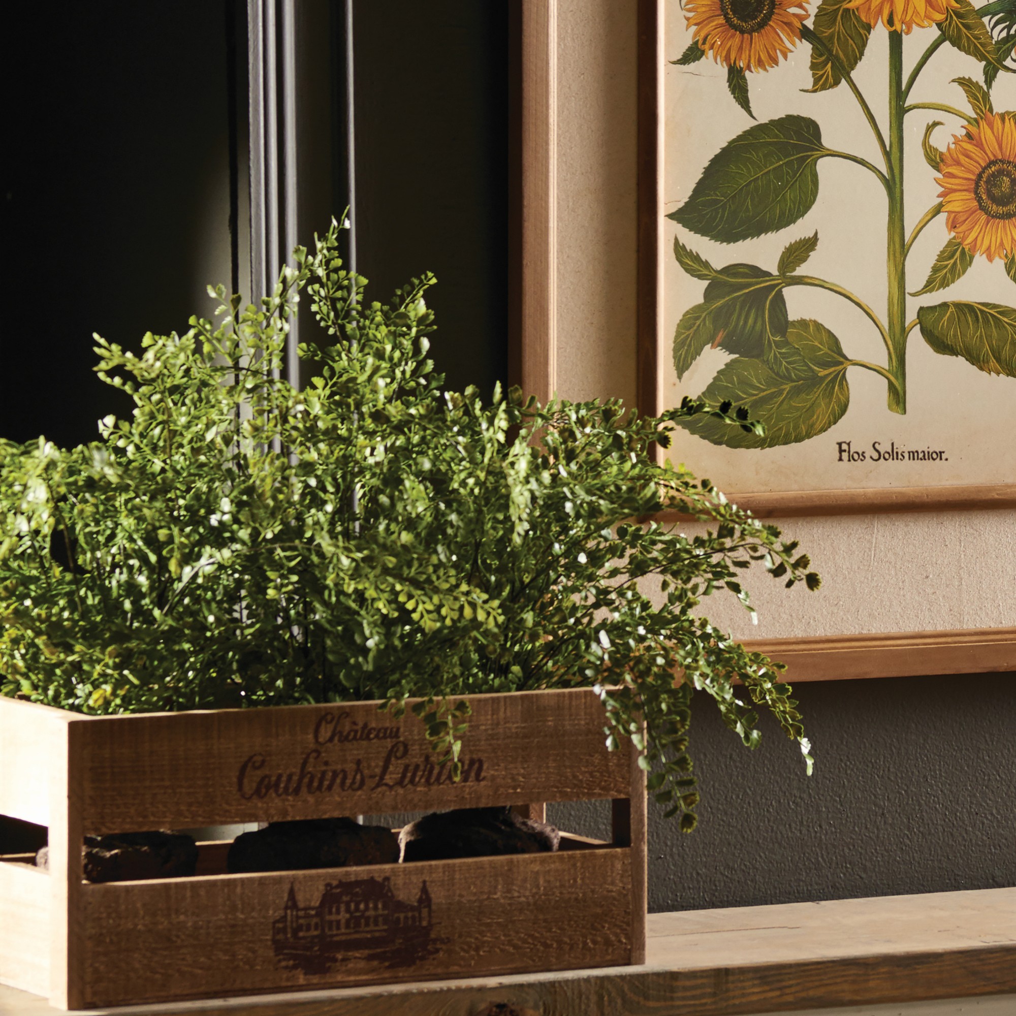 Faux Maidenhair Fern Drop-In, 18