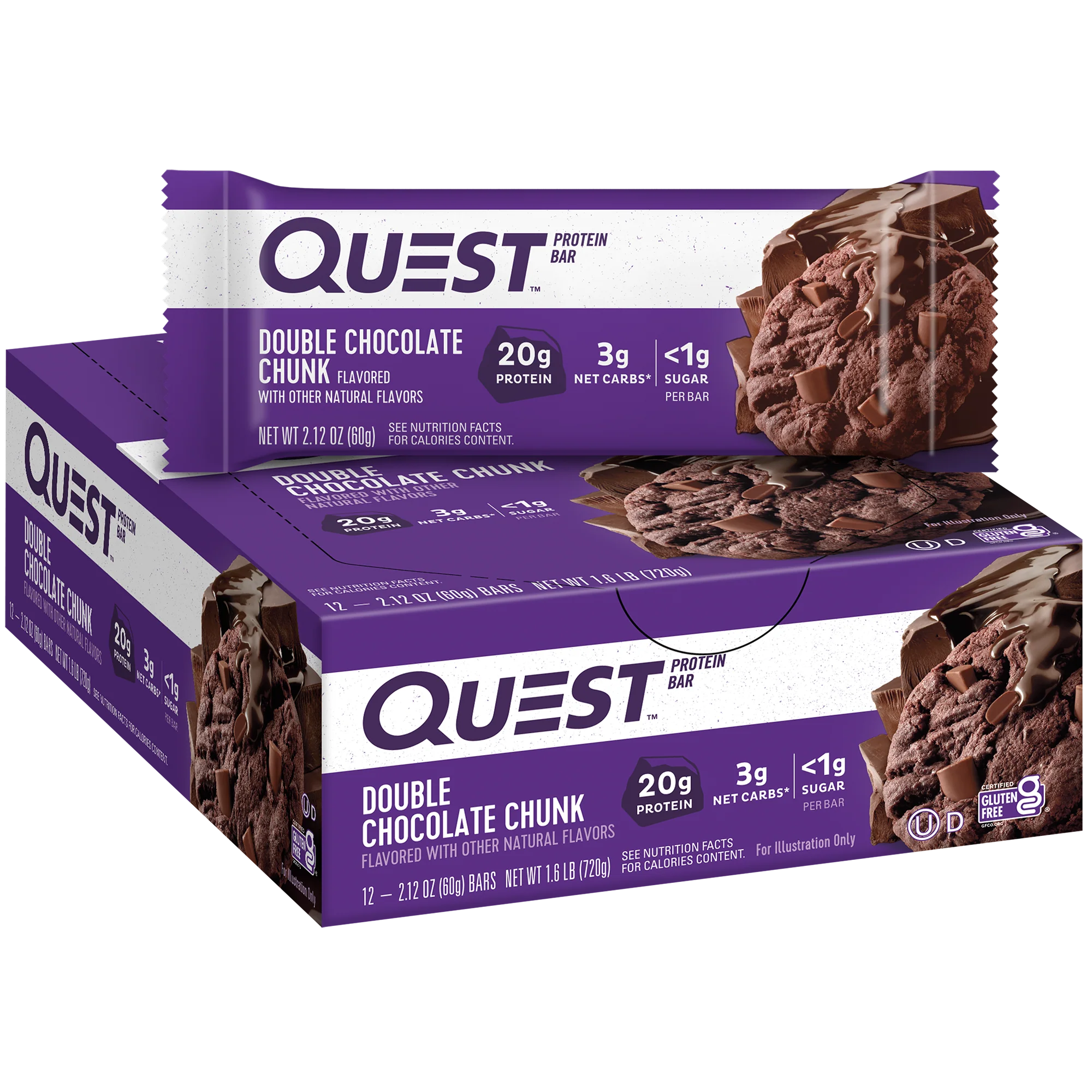 Double Chocolate Chunk Protein Bars
