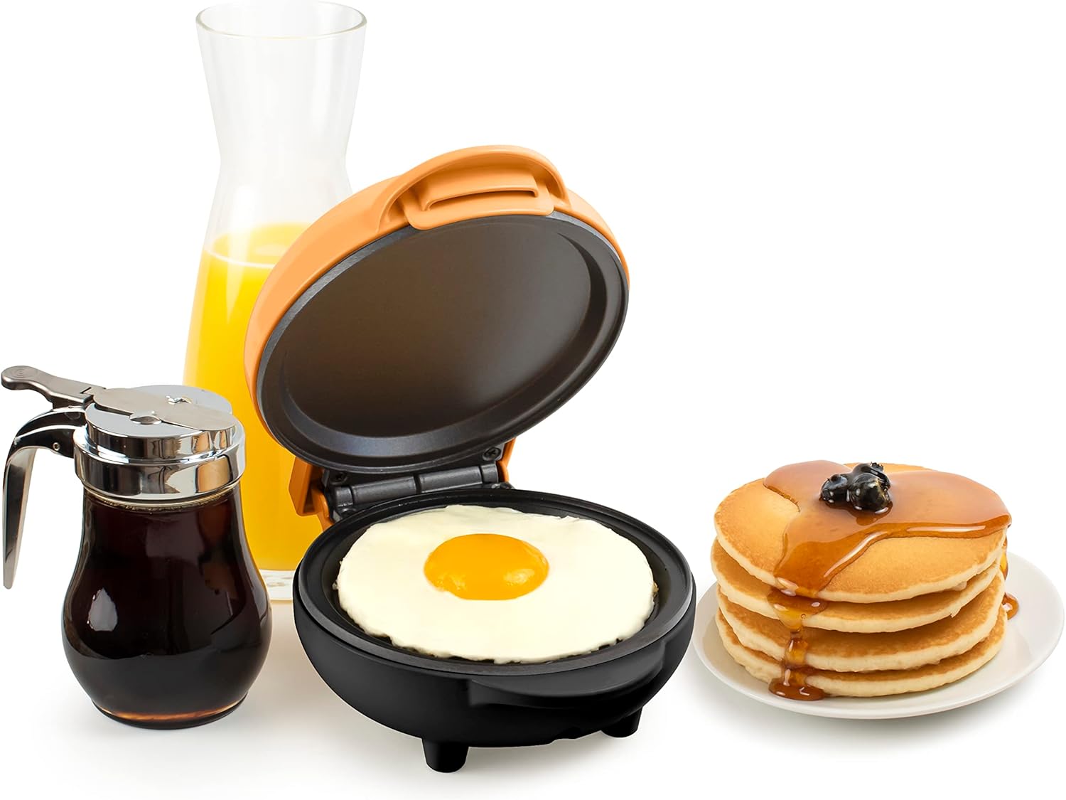 Nostalgia MyMini Personal Electric Skillet & Rapid Noodle Maker, Perfect For Healthy Keto & Low-Carb Diets, Yellow