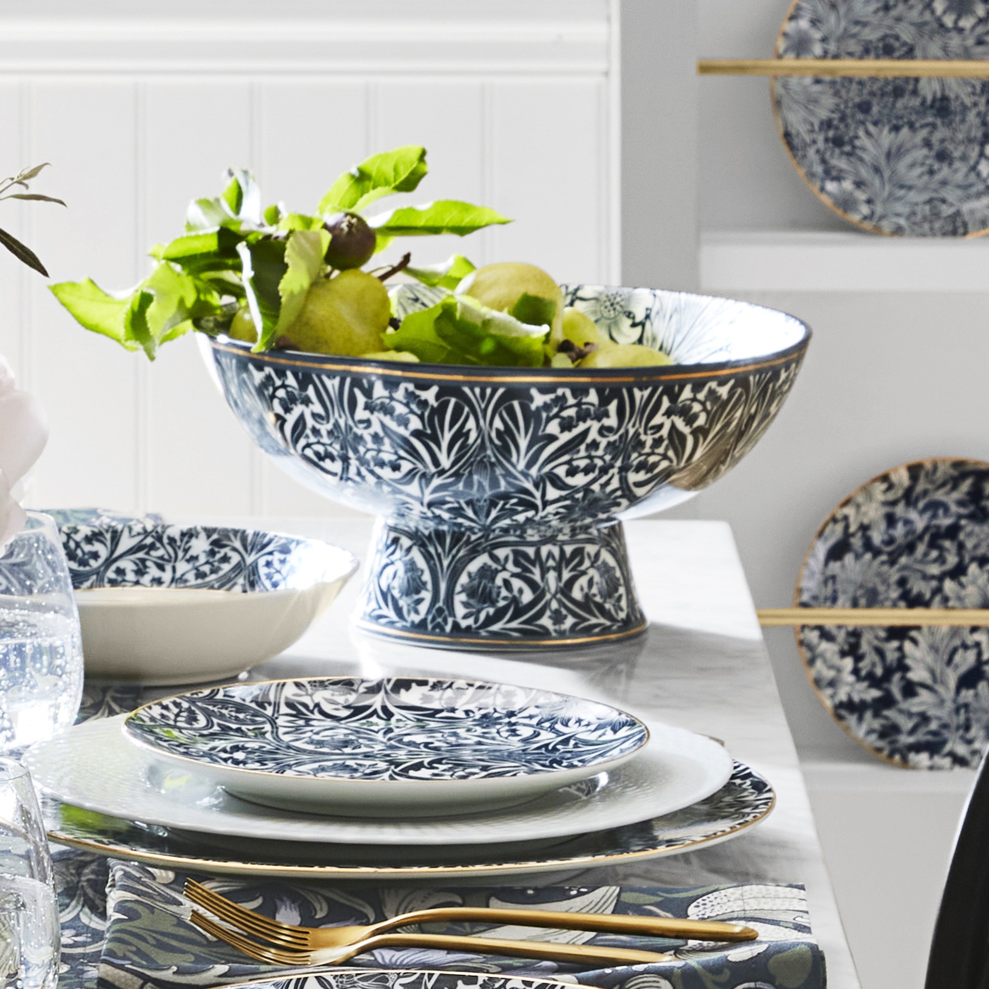 Morris & Co. x Williams Sonoma Bluebell Charger
