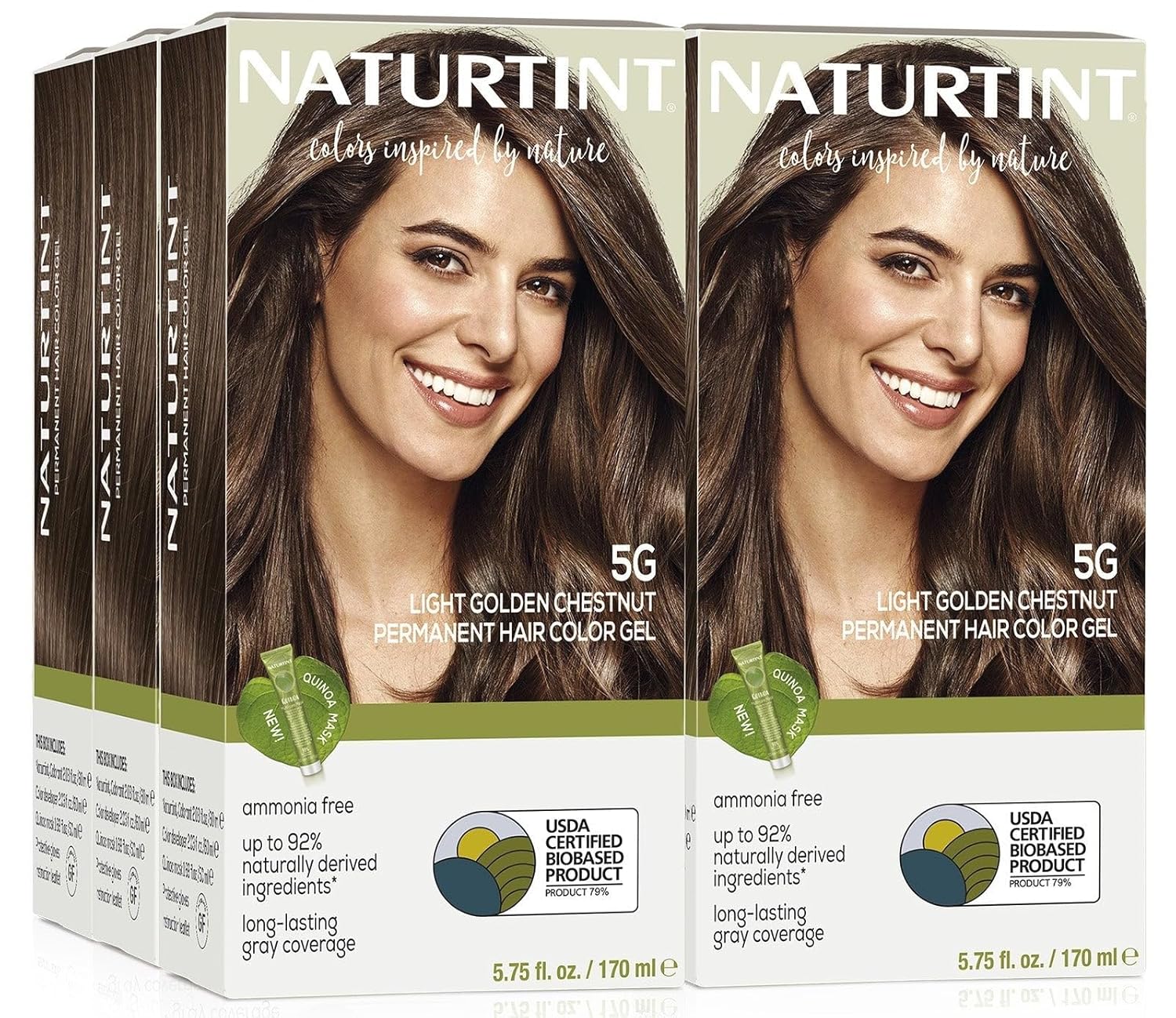 Naturtint 3N Dark Chestnut Brown Permanent Hair Color (Pack of 1), Ammonia Free, Vegan, Cruelty Free, up to 100% Gray Coverage, Long Lasting Results (Packaging may vary)