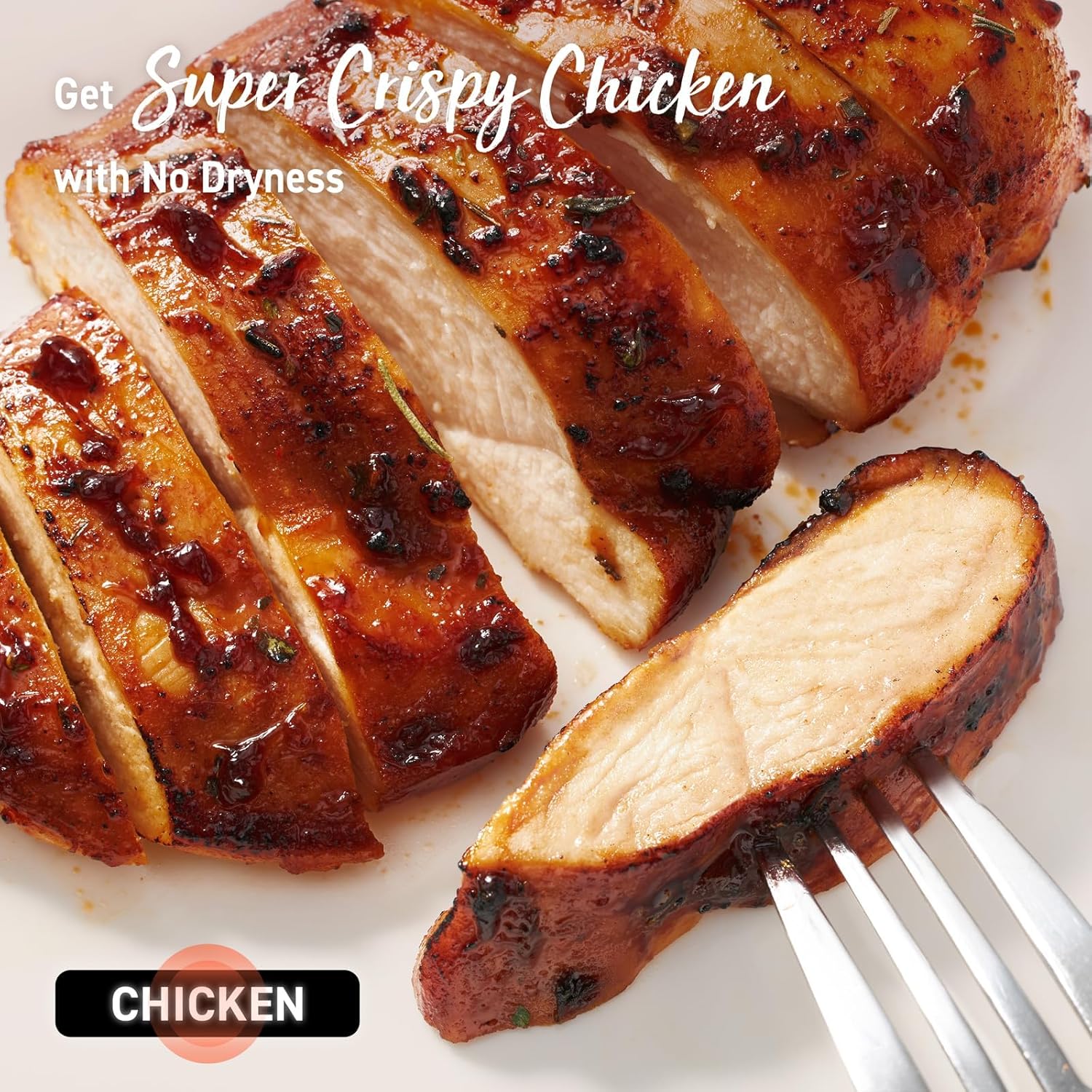 COSORI Air Fryer 9-in-1, Compact 5-Qt, Perect for Meat Enthusiasts with 450°F Max Heat Function , 130+ In-App Recipes, Little to No Oil, Easy Clean Glass Touch Panel & Nonstick Basket, Gray