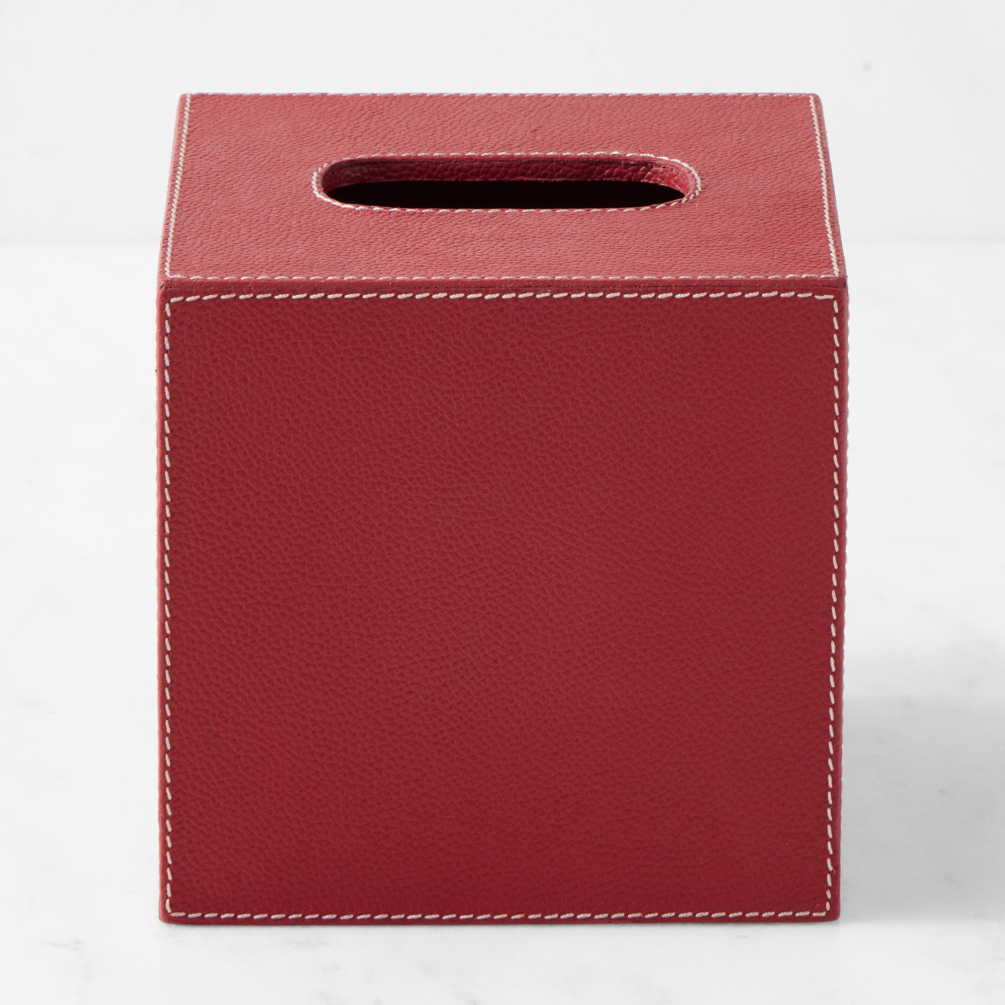 THE GEORGE x Williams Sonoma Home Leather Tissue Box Holder