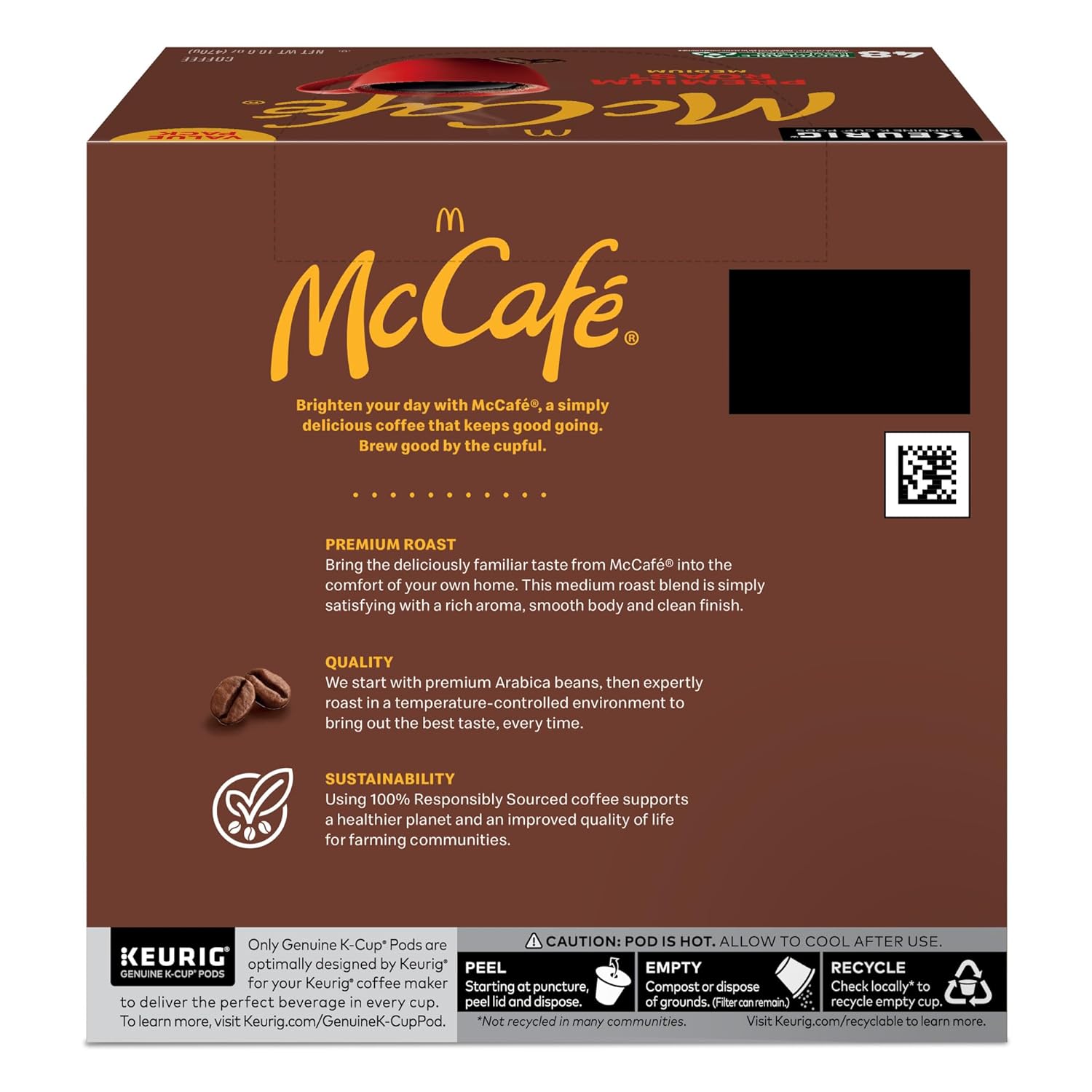 McCafe Premium Roast, Single-Serve Keurig K-Cup Pods, Medium Roast Coffee Pods Pods, 84 Count