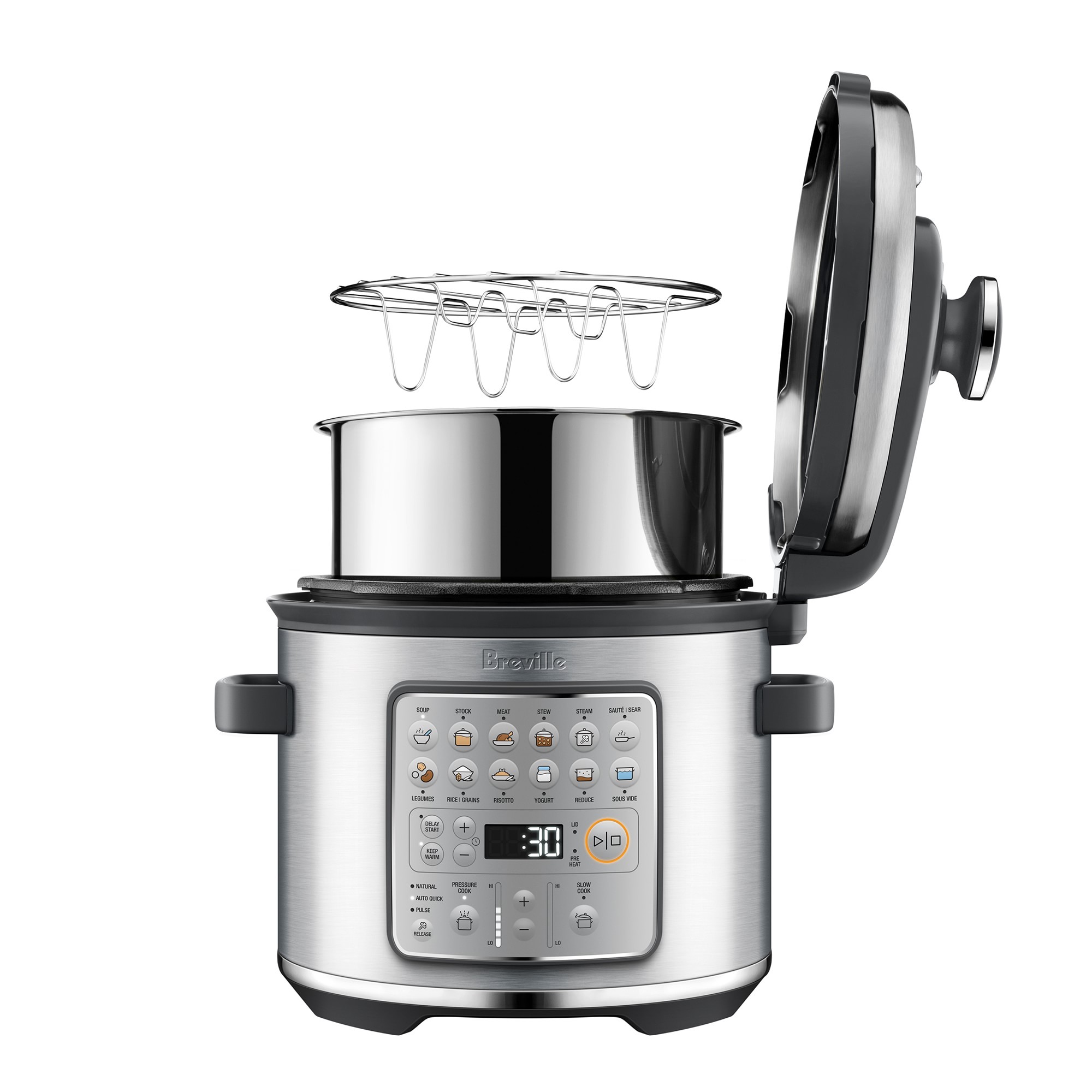 Breville Fast Slow Go™ Pressure Cooker, 6-Qt.