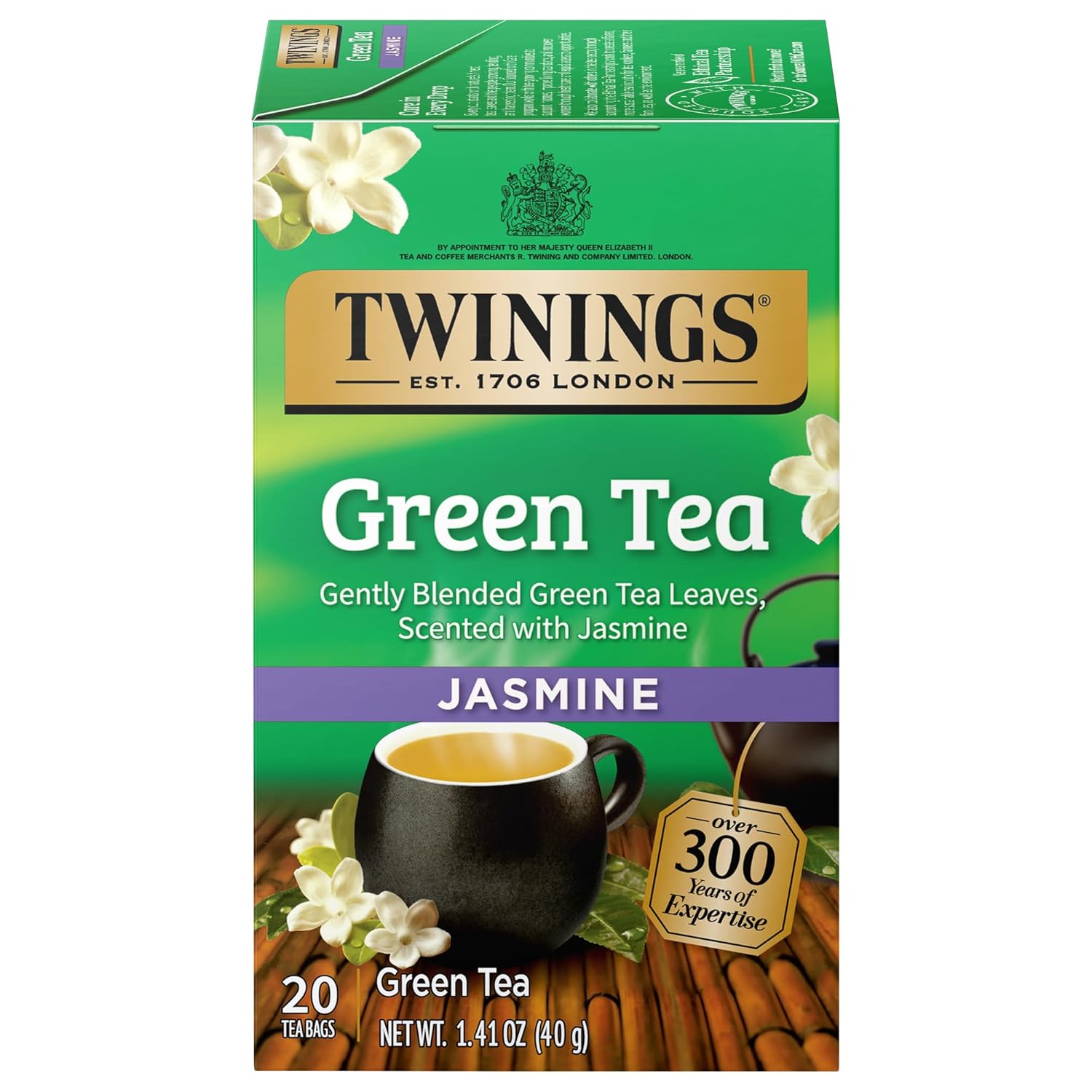 Twinings English Breakfast Black Tea Individually Wrapped Bags, 100 Count (Pack of 1), Smooth, Flavourful, and Robust, Caffeinated, Enjoy Hot or Iced | Packaging May Vary