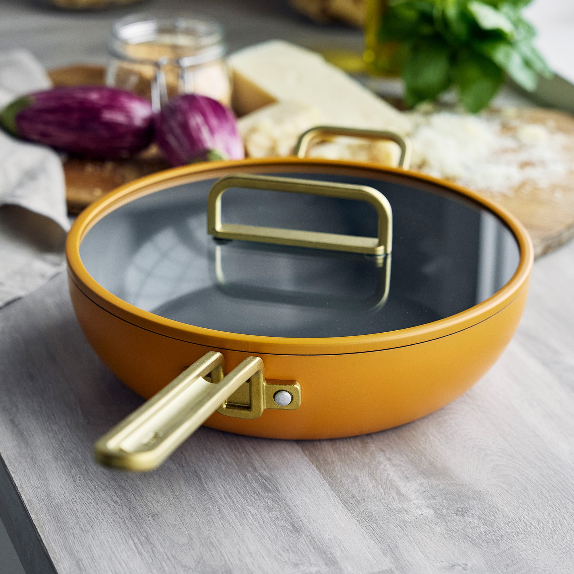 GreenPan™ Stanley Tucci™ Ceramic Nonstick Junior Essential Stanley Pan, 4 1/2-Qt.