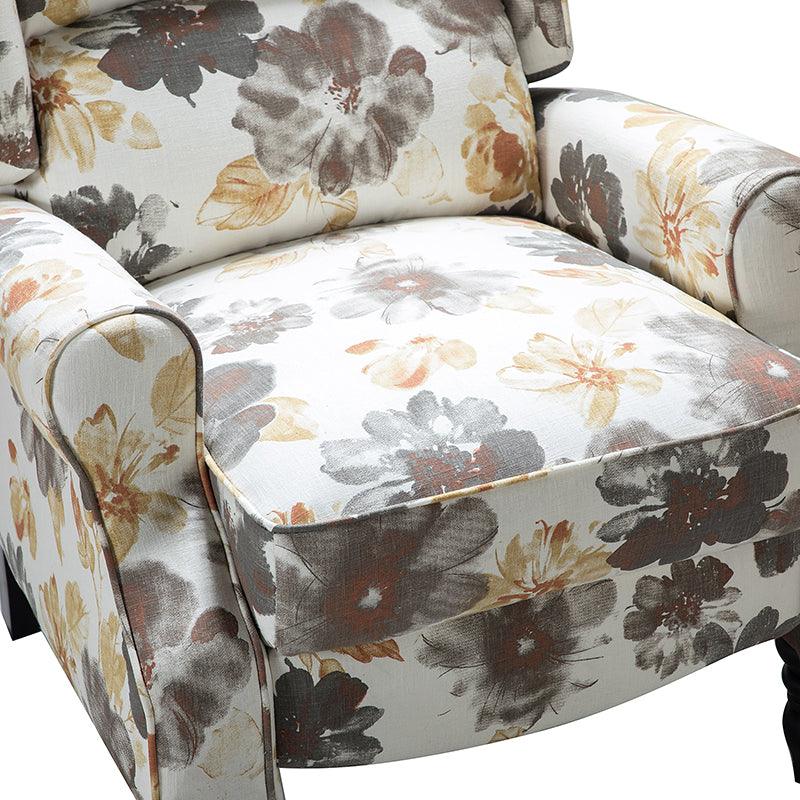 Erdeni Upholstered Manual Wingback Recliner Chair