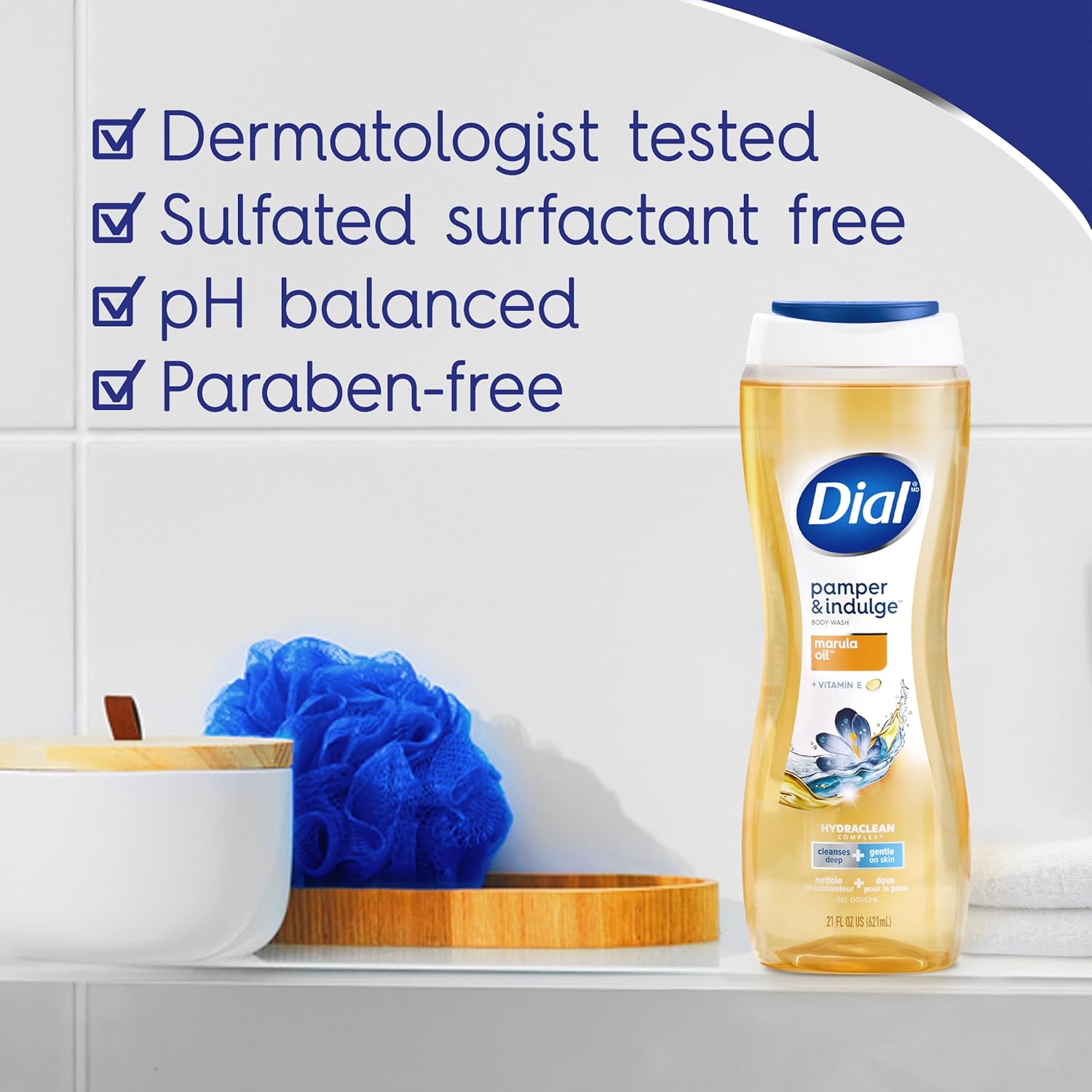 Dial Body Wash, Refresh & Renew Spring Water, 32 fl oz