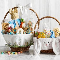 Pottery Barn Kids x Williams Sonoma Small Fur Bunny Easter Basket