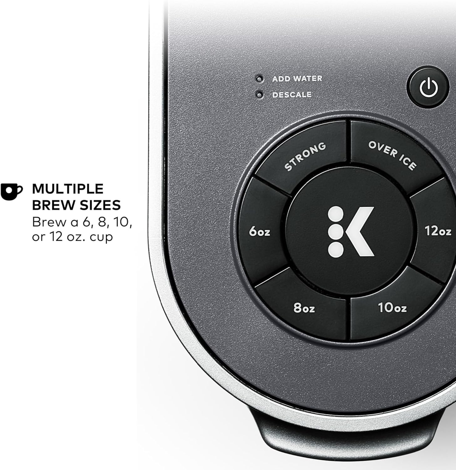 Keurig K-Supreme Single Serve K-Cup Pod Coffee Maker, MultiStream Technology, 4 Brew Sizes, 66oz Dual-Position Removable Reservoir, Black