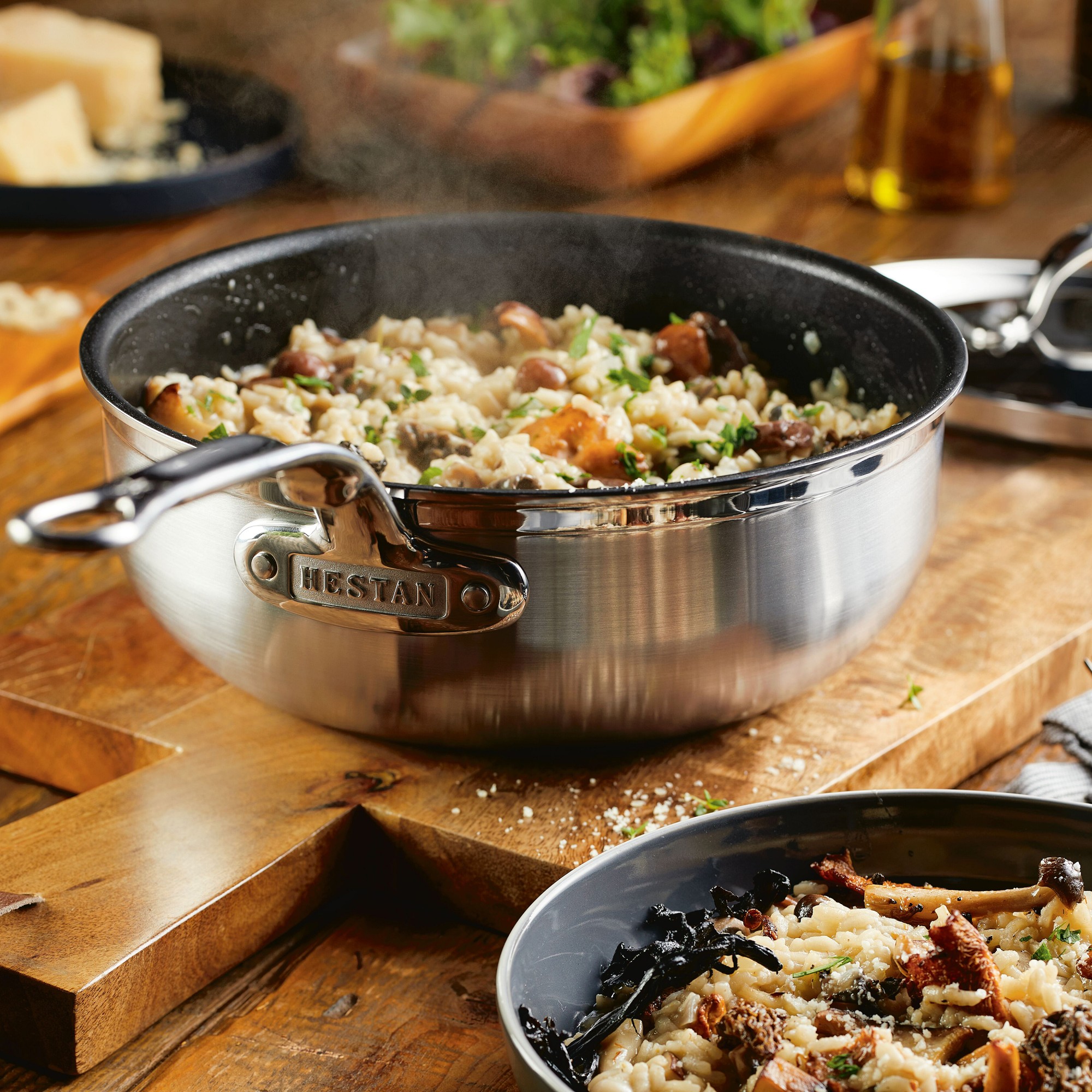 Hestan ProBond Professional Clad Stainless-Steel TITUM Nonstick Essential Pan