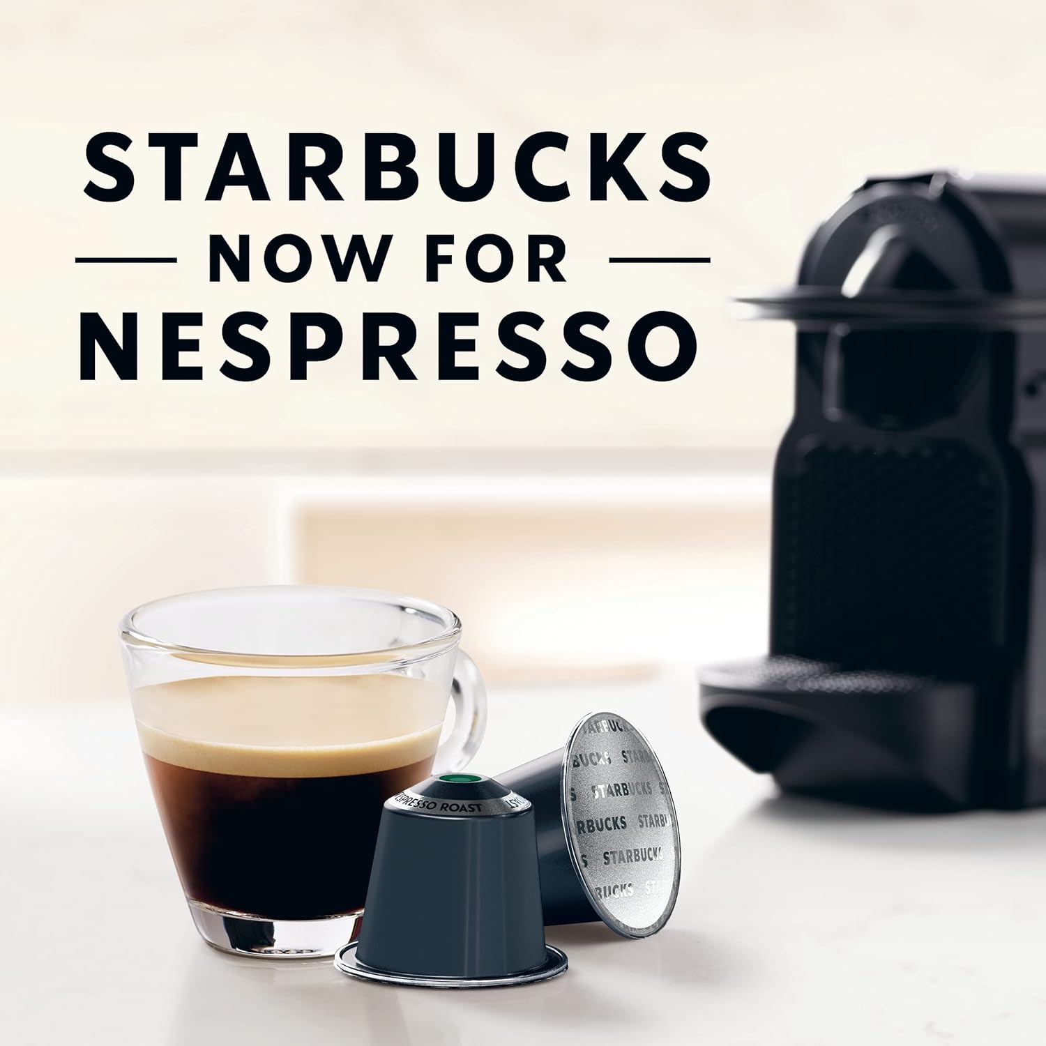 Starbucks by Nespresso Original Line Dark Roast Espresso, 50-count Espresso Pods