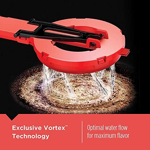 BLACK+DECKER 12 Cup Thermal Programmable Coffee Maker with Brew Strength and VORTEX Technology, Black/Steel