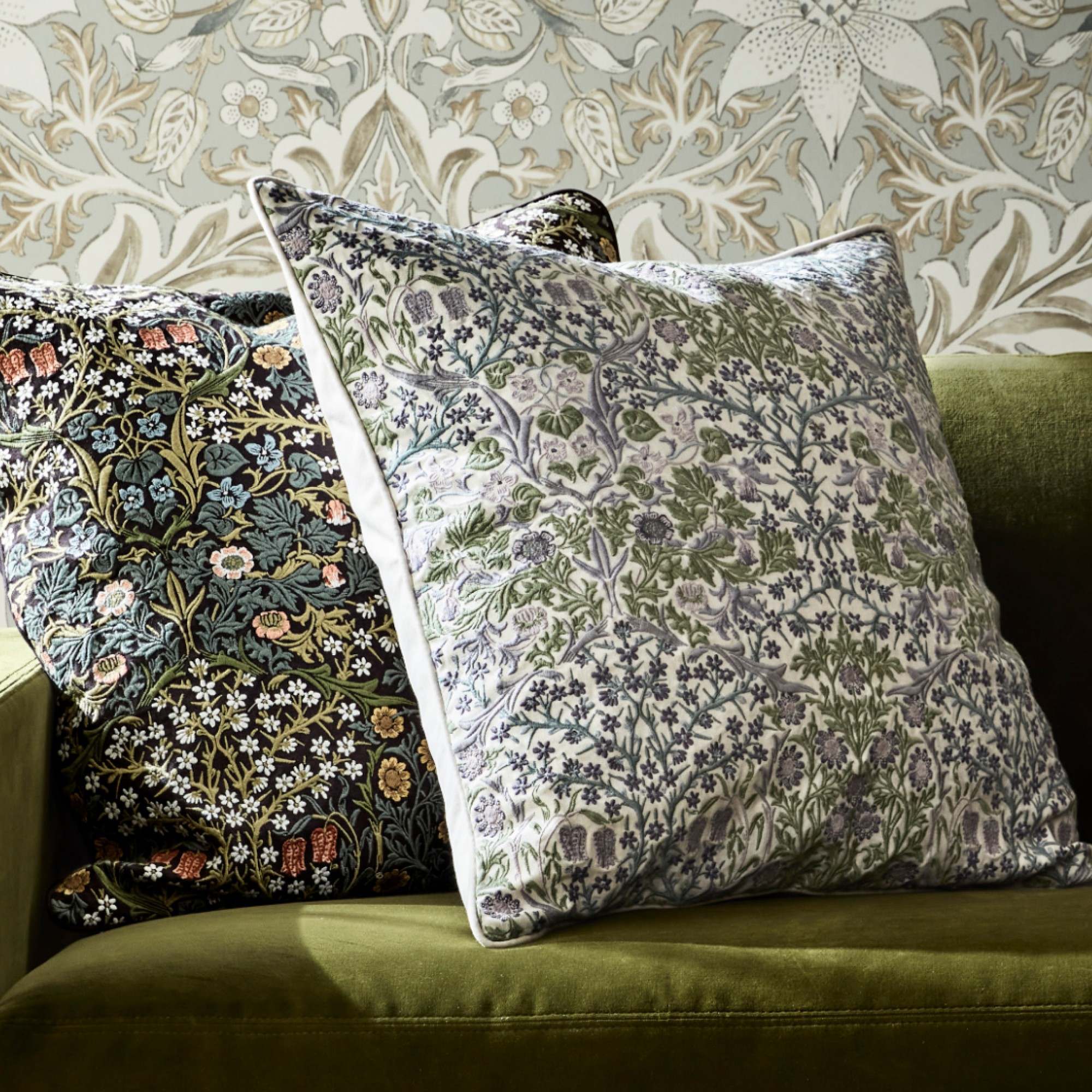 Morris & Co. x Williams Sonoma Home Blackthorn Pillow Cover