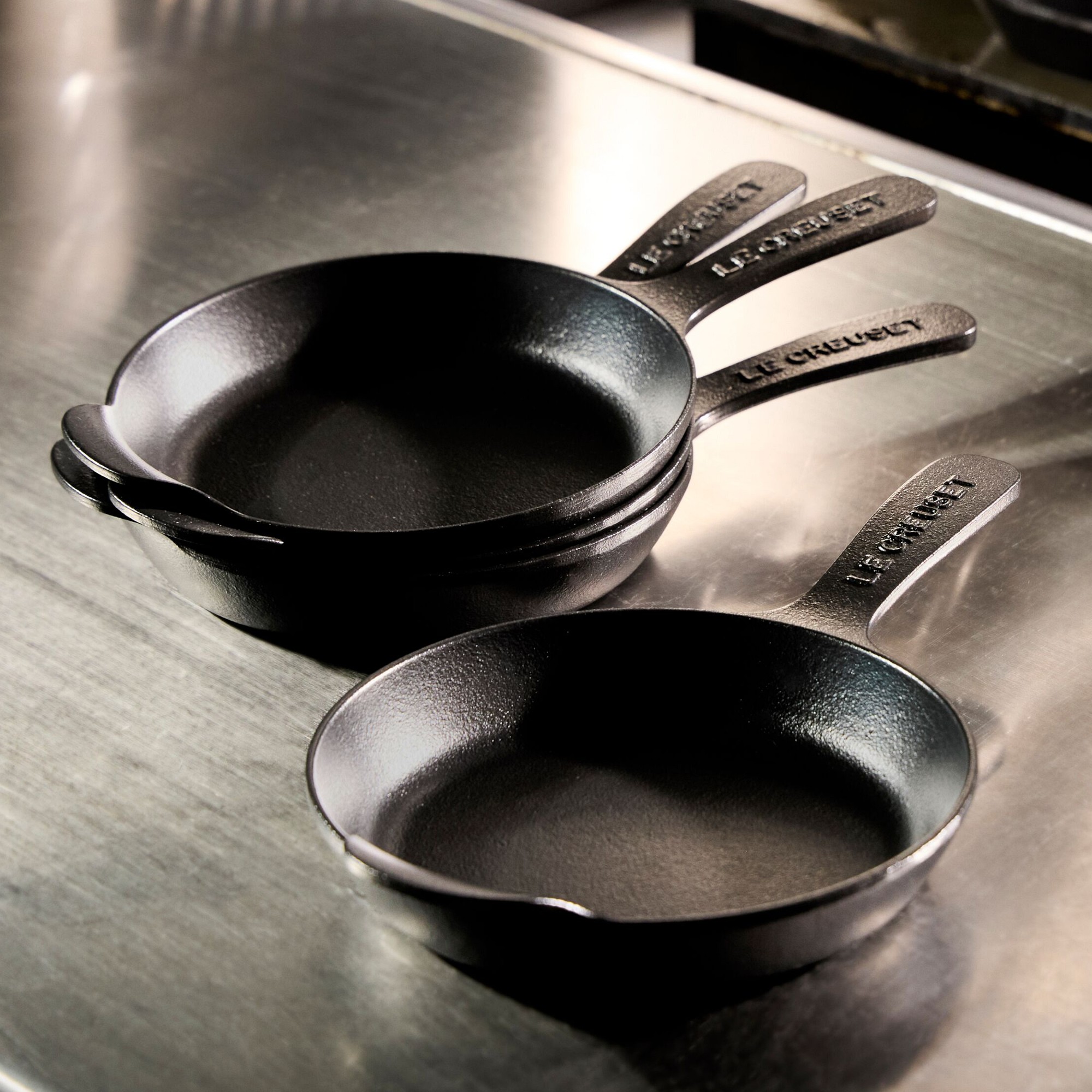 Le Creuset Gourmand Enameled Cast Iron 4-Piece Skillet Set